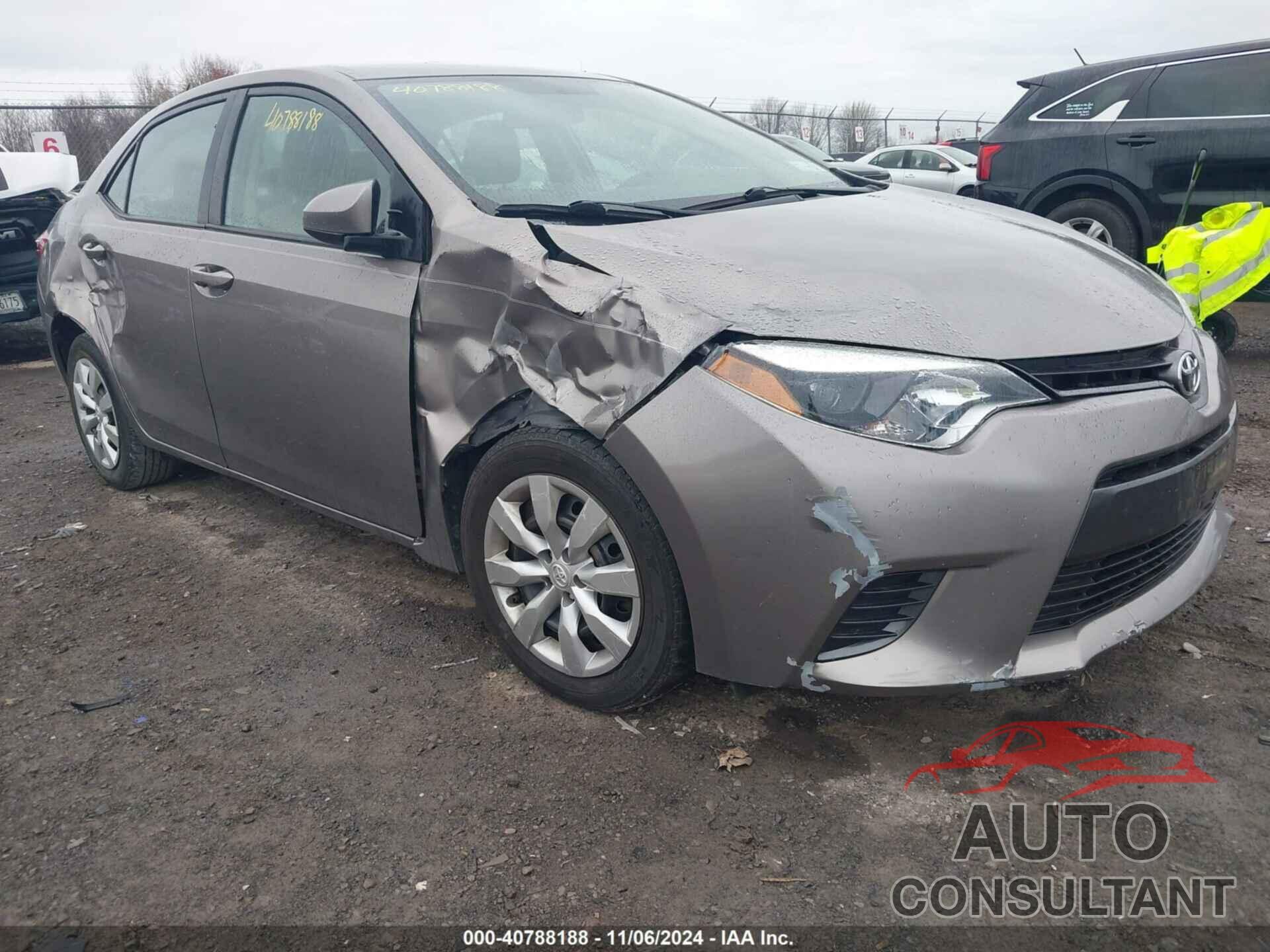 TOYOTA COROLLA 2016 - 2T1BURHE2GC606885