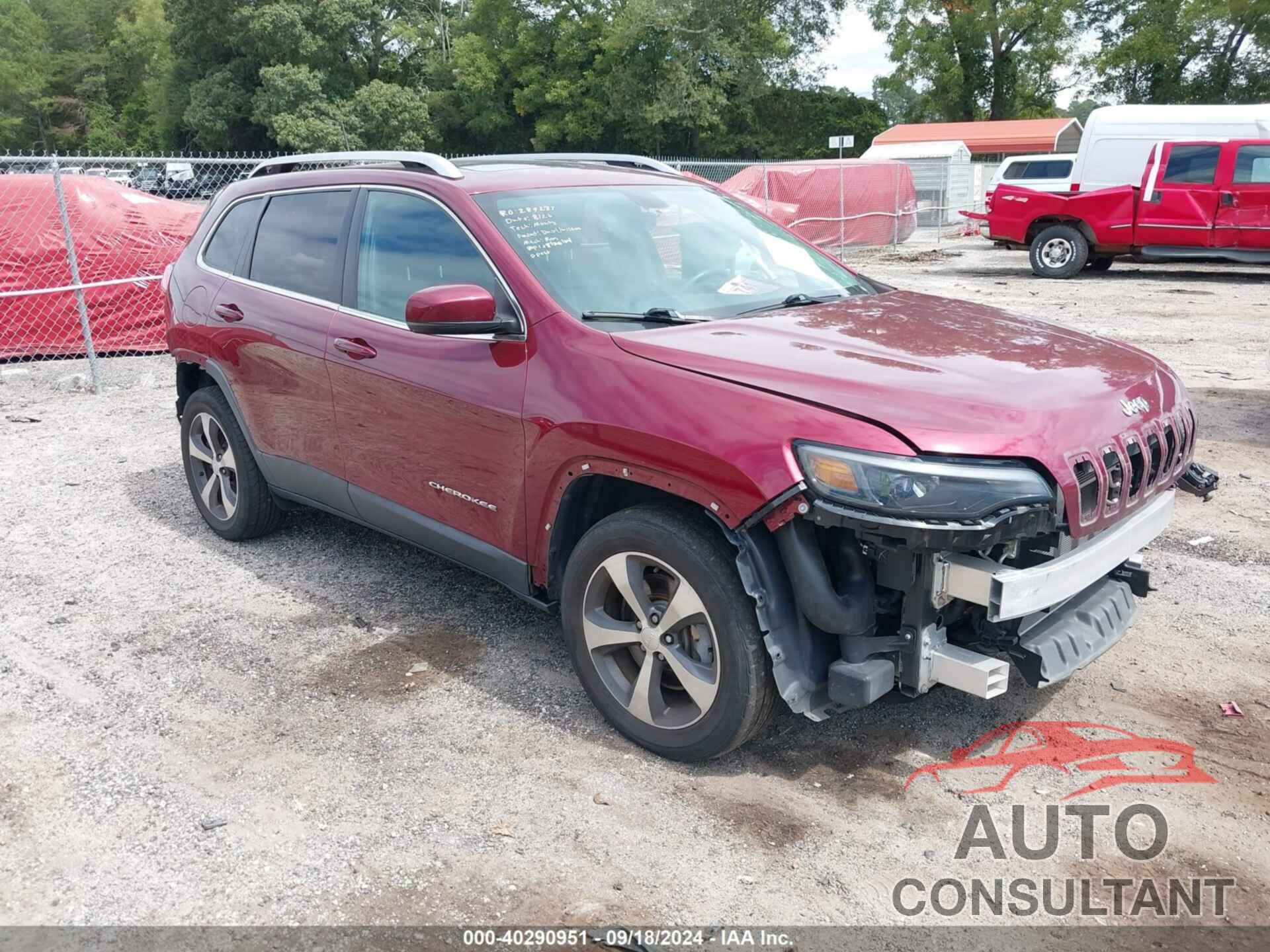 JEEP CHEROKEE 2019 - 1C4PJMDX2KD133297