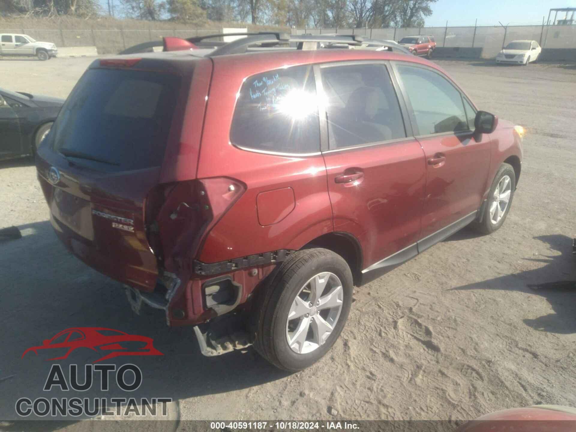 SUBARU FORESTER 2016 - JF2SJADC9GH493688