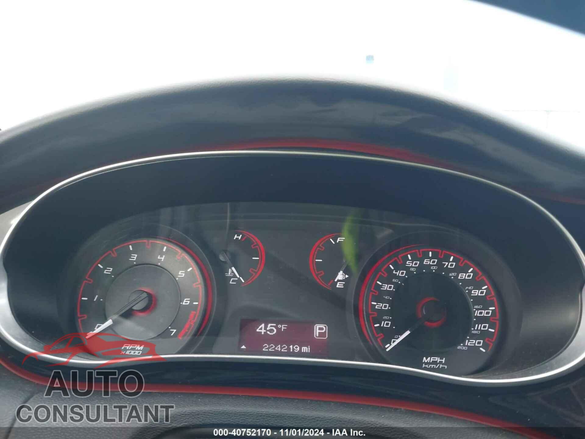 DODGE DART 2015 - 1C3CDFBB2FD166061