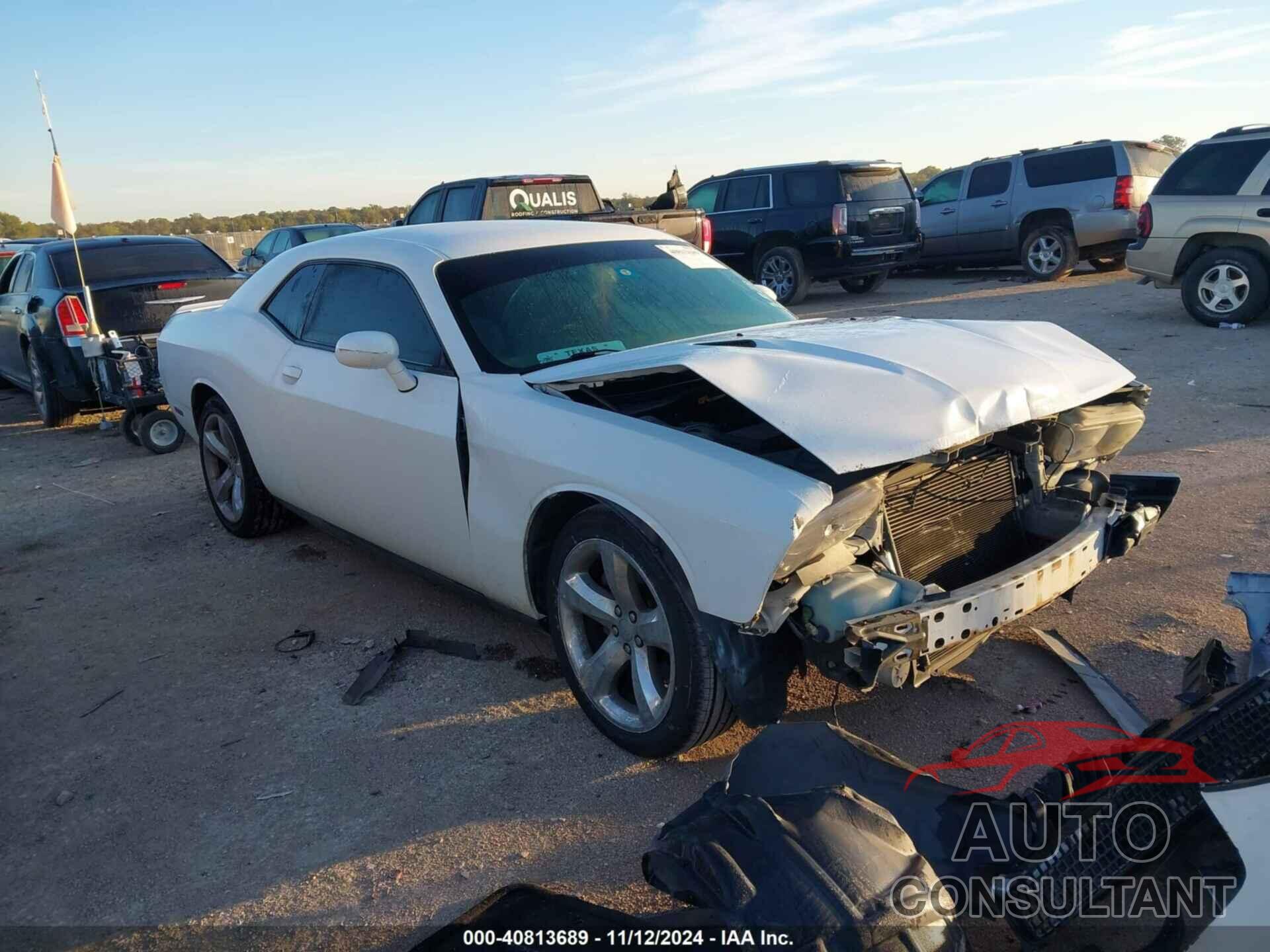 DODGE CHALLENGER 2013 - 2C3CDYAG2DH605817