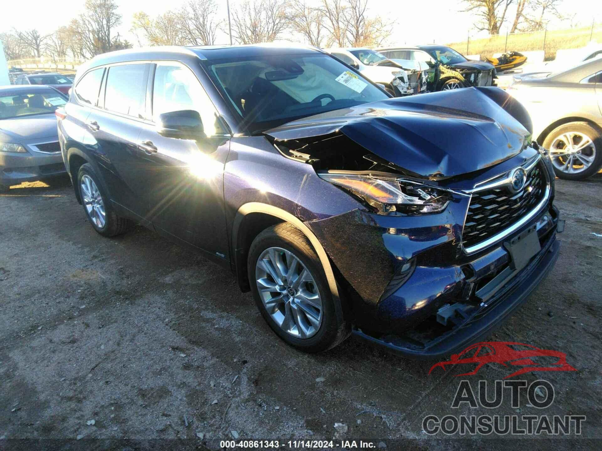 TOYOTA HIGHLANDER 2021 - 5TDXBRCH0MS523357