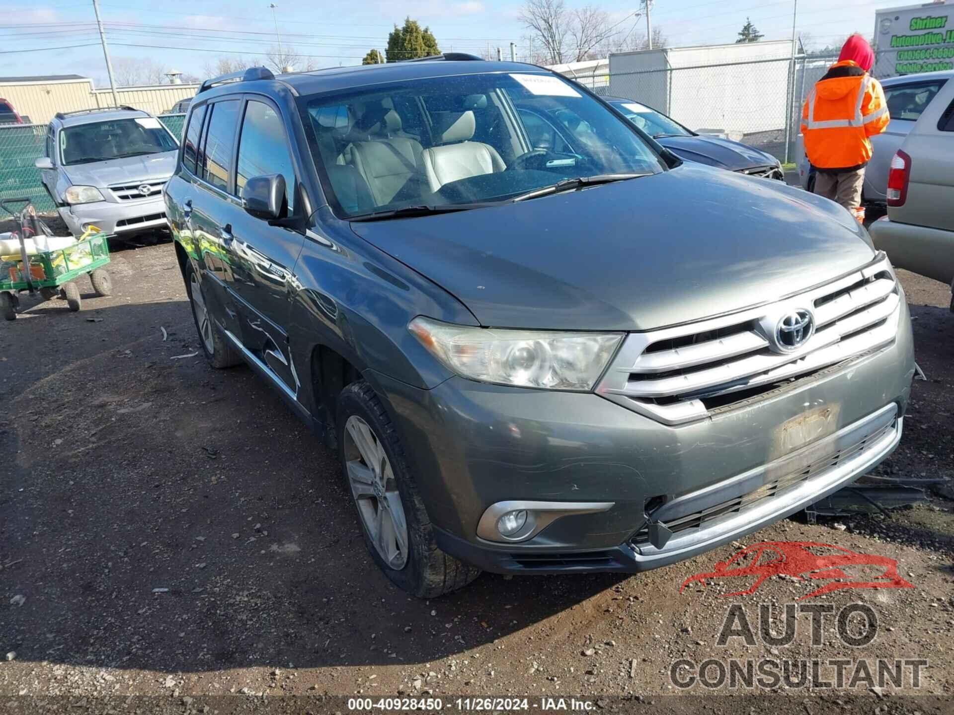 TOYOTA HIGHLANDER 2013 - 5TDDK3EH3DS184056