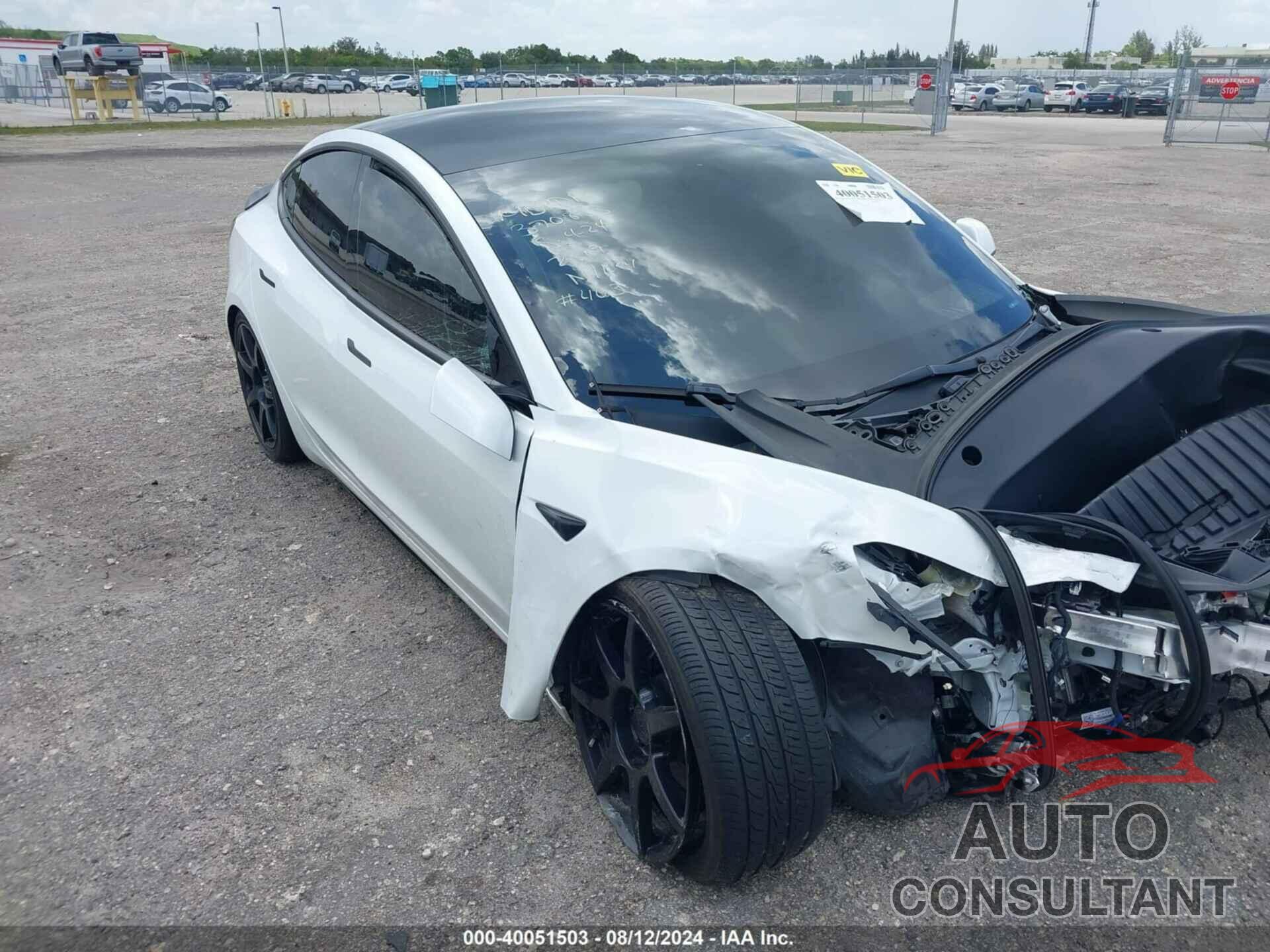 TESLA MODEL 3 2021 - 5YJ3E1EB8MF872819