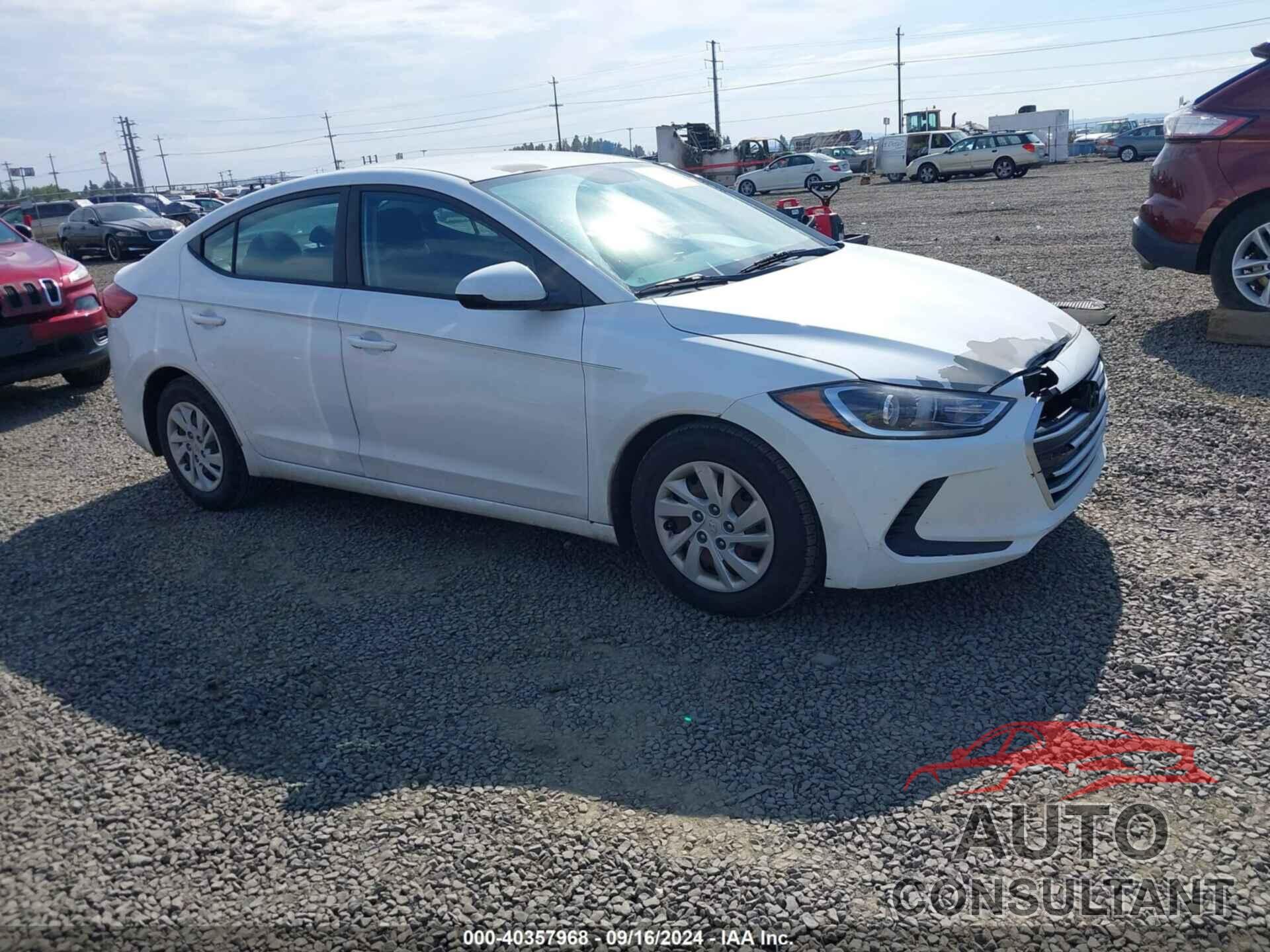 HYUNDAI ELANTRA 2018 - 5NPD74LF4JH289148