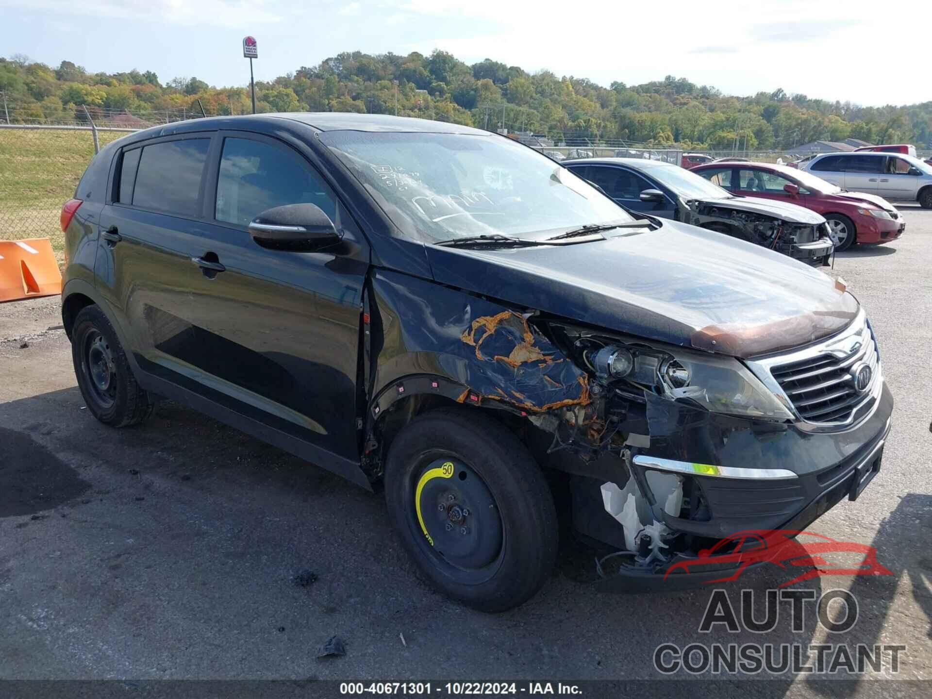 KIA SPORTAGE 2012 - KNDPB3A23C7291079