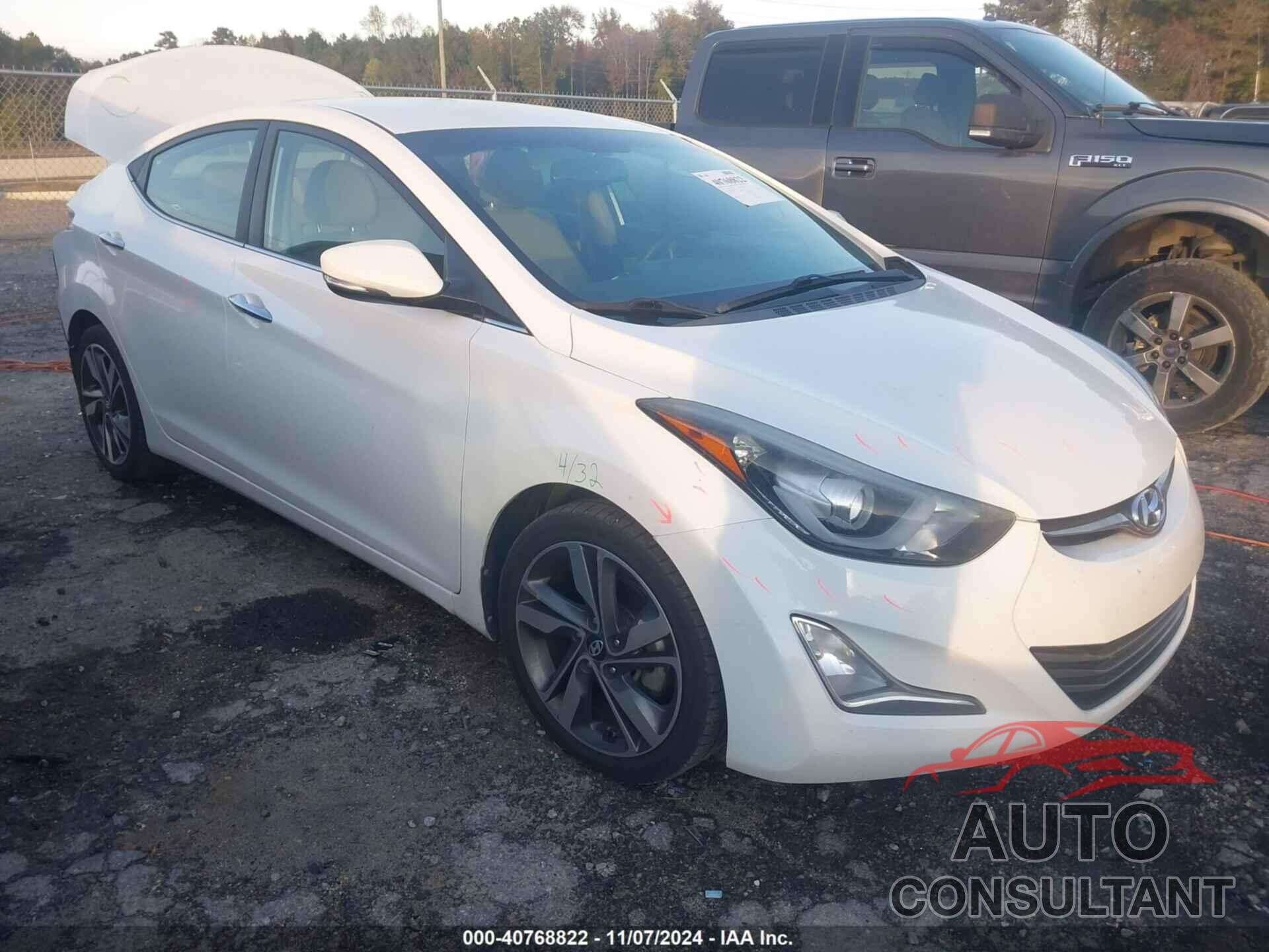 HYUNDAI ELANTRA 2014 - 5NPDH4AEXEH476794