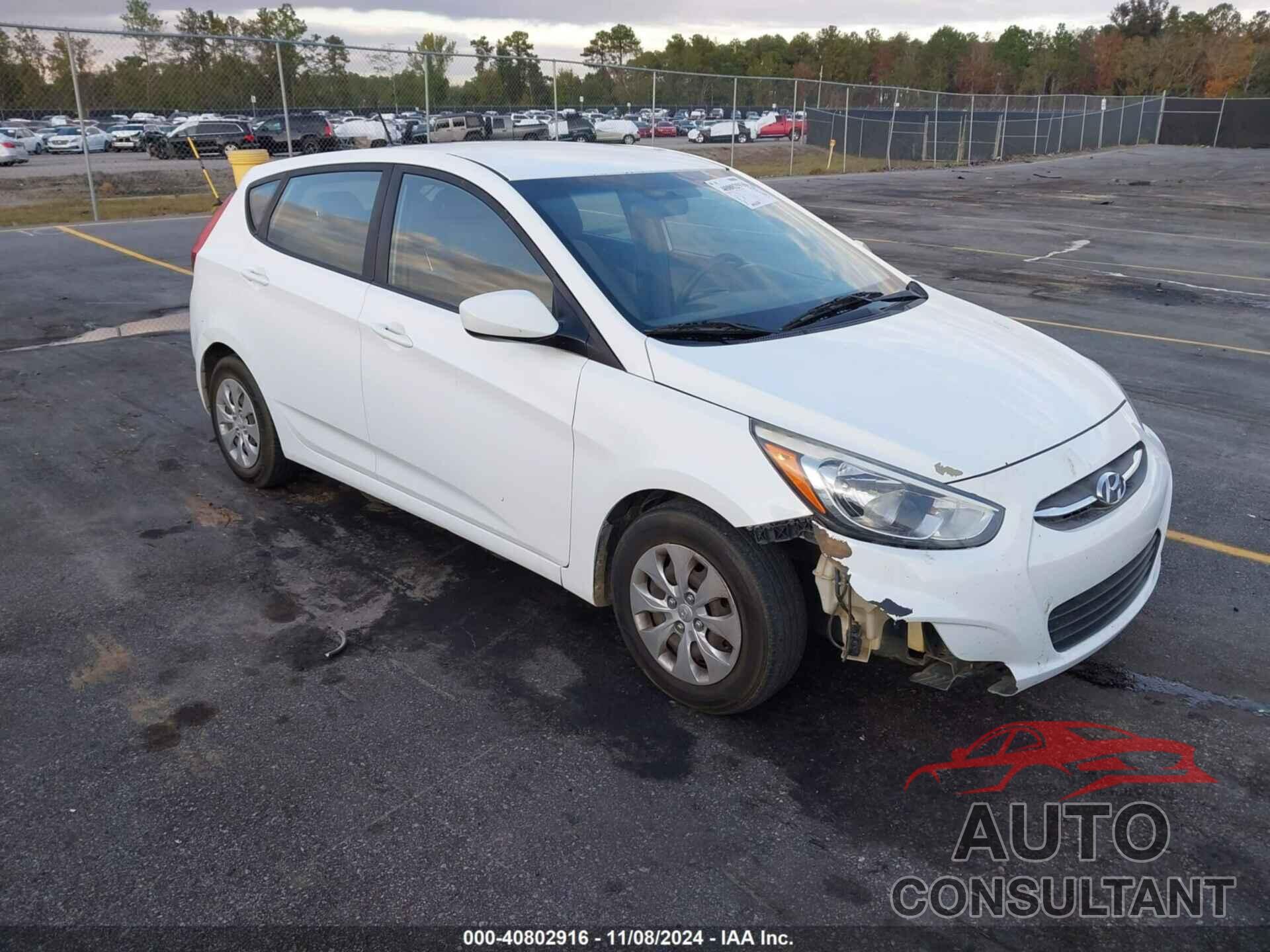 HYUNDAI ACCENT 2017 - KMHCT5AE2HU315037