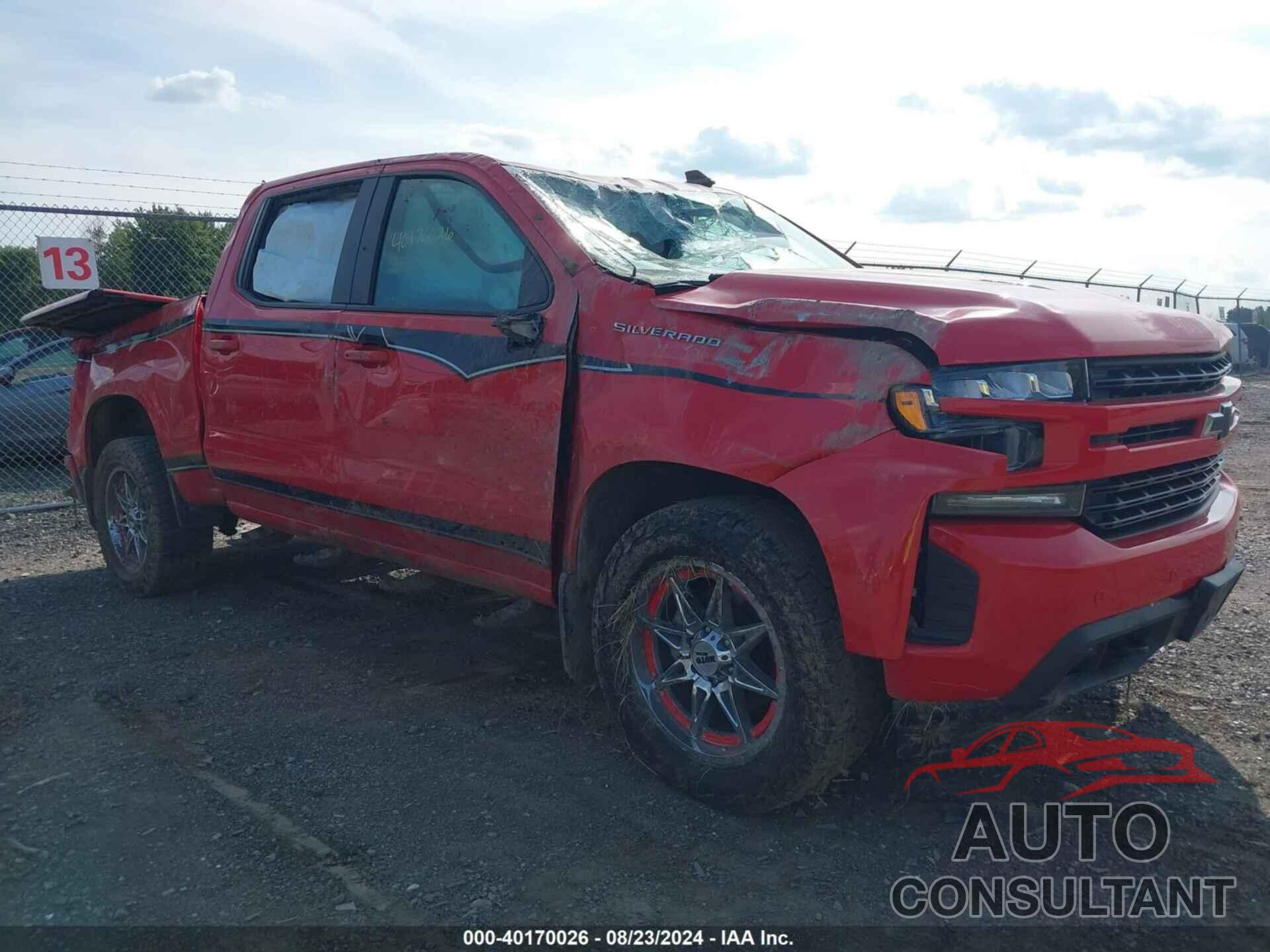 CHEVROLET SILVERADO 1500 2021 - 1GCUYEEL5MZ252290