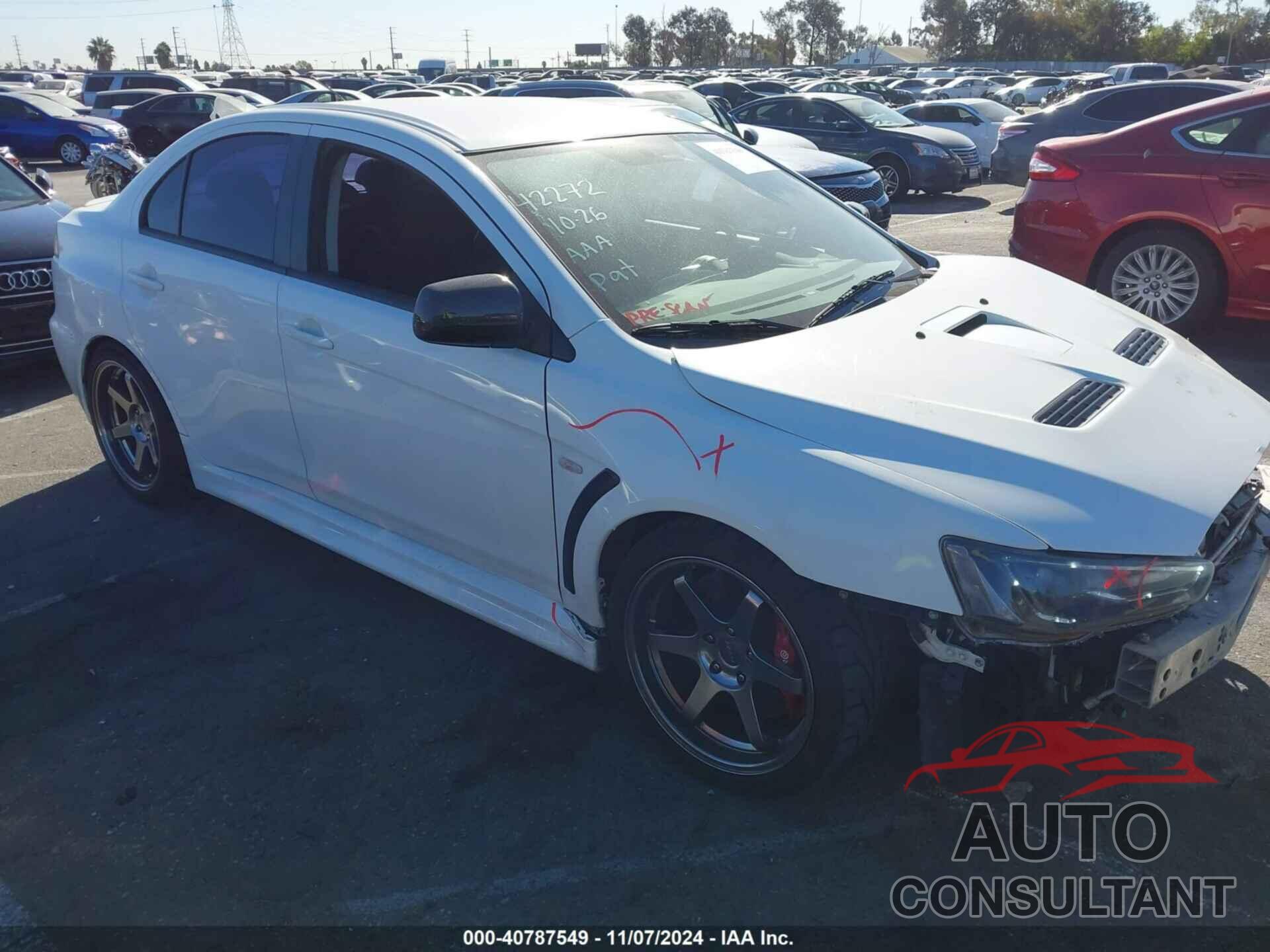 MITSUBISHI LANCER EVOLUTION 2012 - JA32W5FV3CU009679
