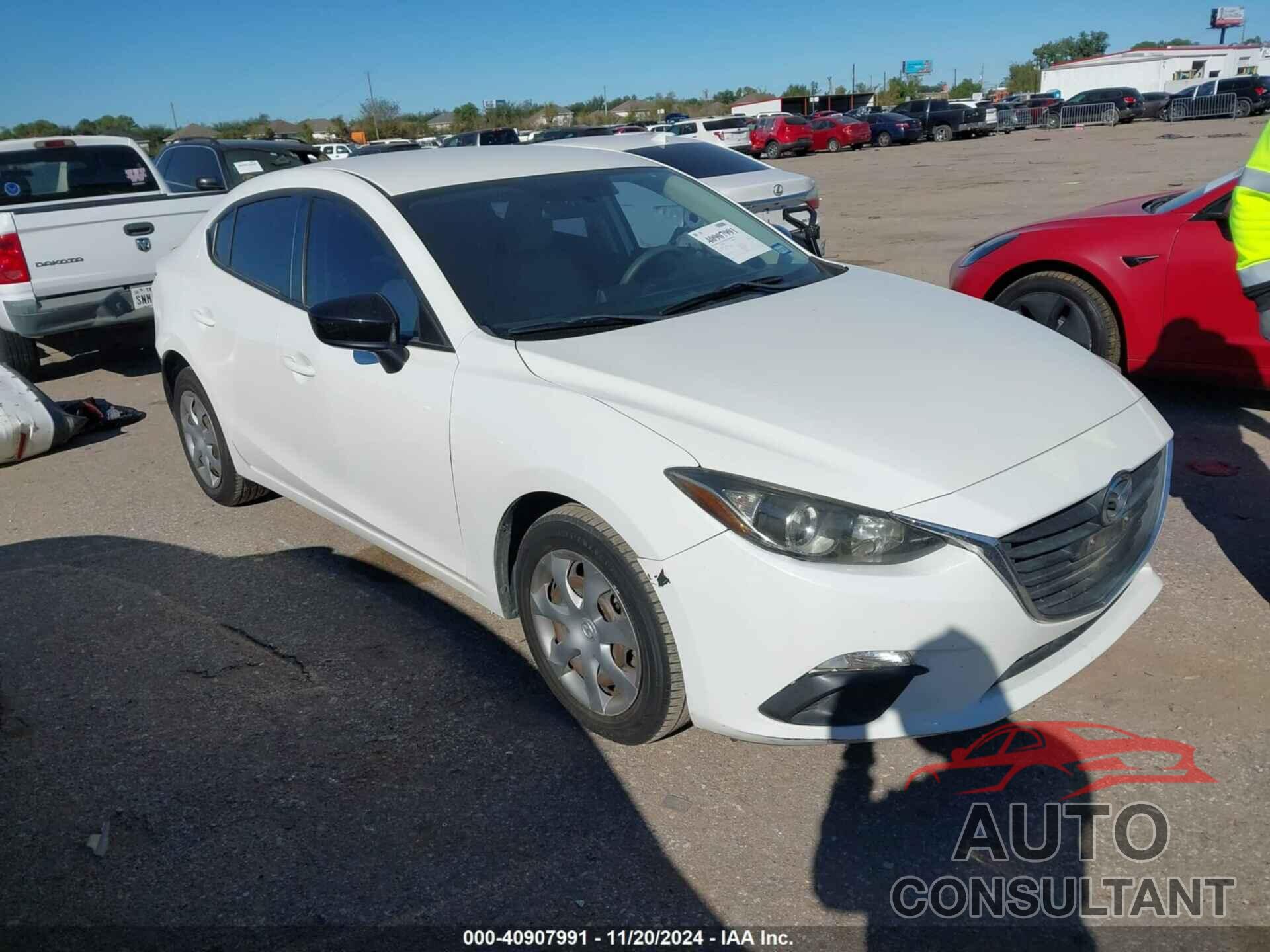 MAZDA MAZDA3 2014 - JM1BM1T70E1125271