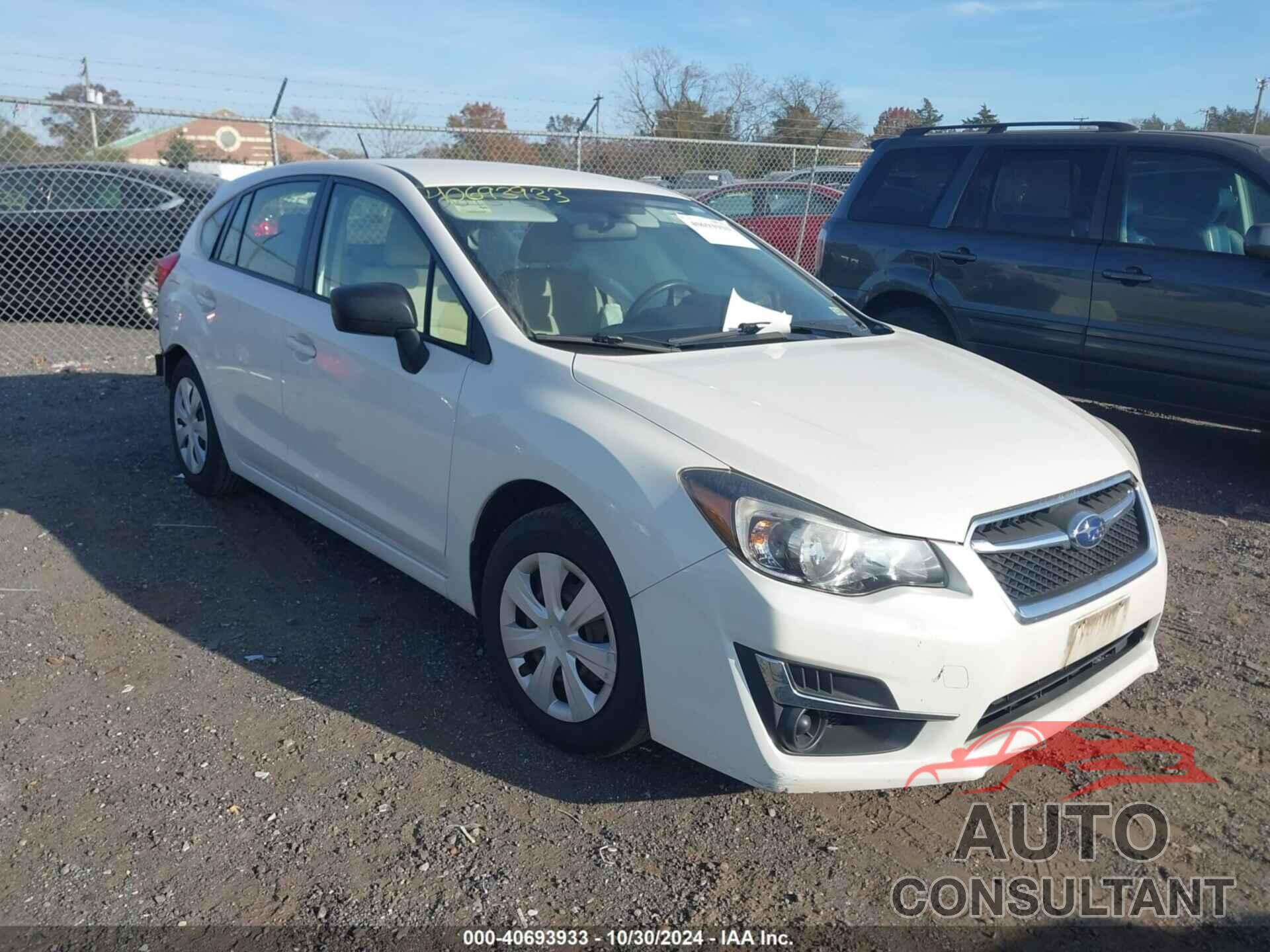 SUBARU IMPREZA 2016 - JF1GPAA66GG248330