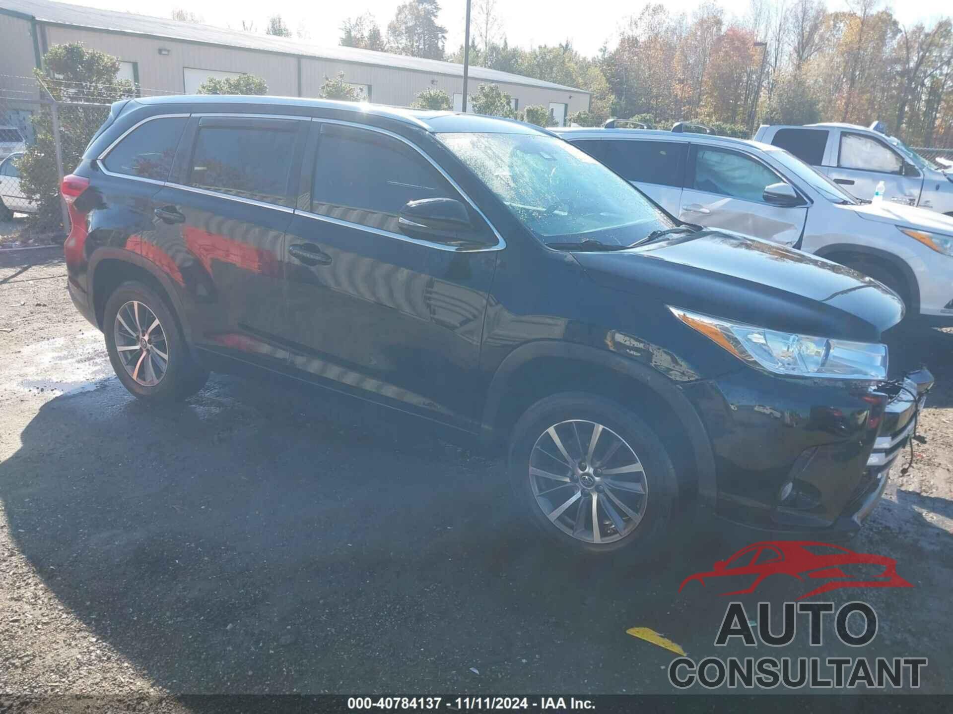 TOYOTA HIGHLANDER 2017 - 5TDKZRFH2HS516269