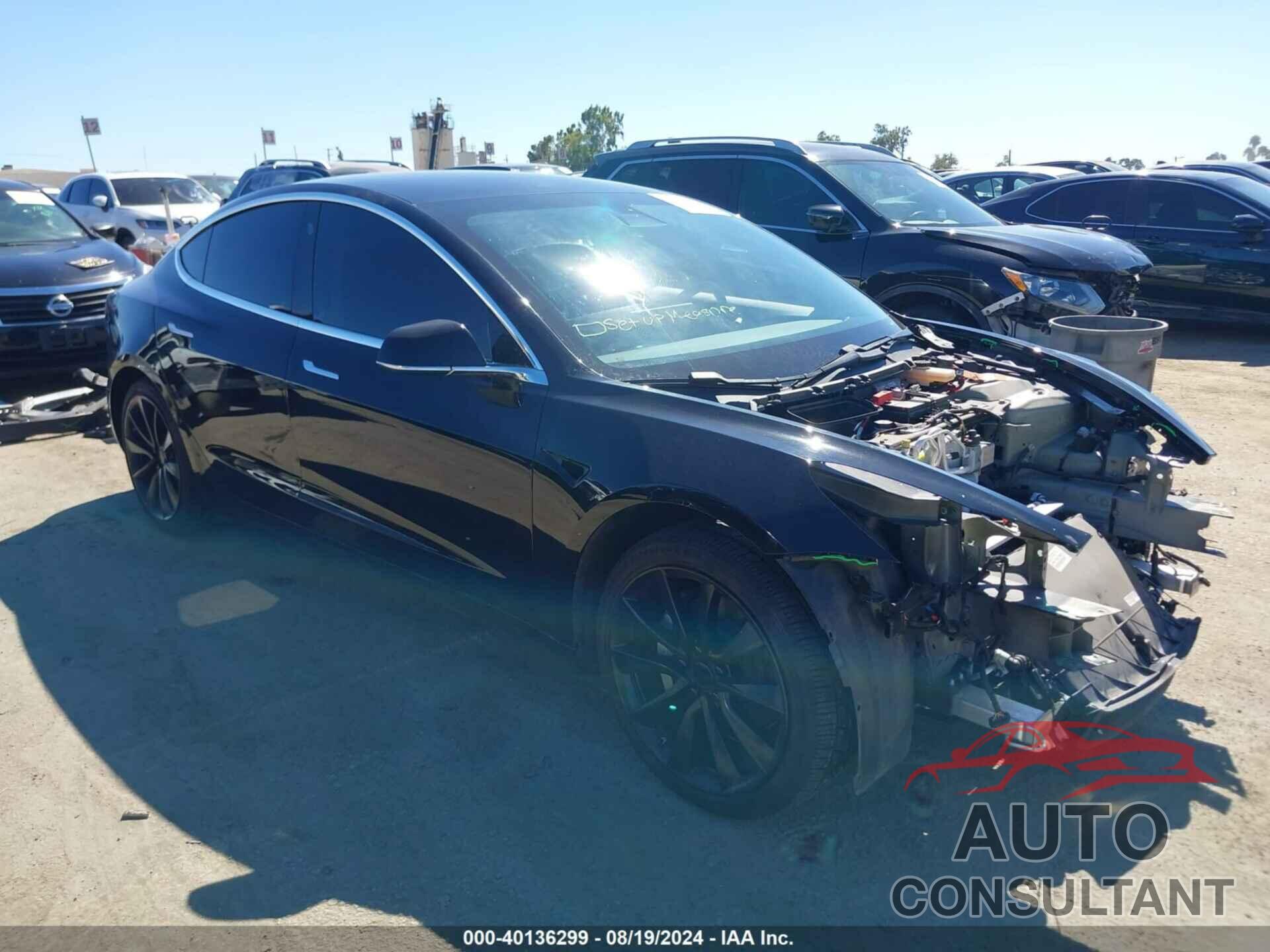 TESLA MODEL 3 2020 - 5YJ3E1EB6LF801133