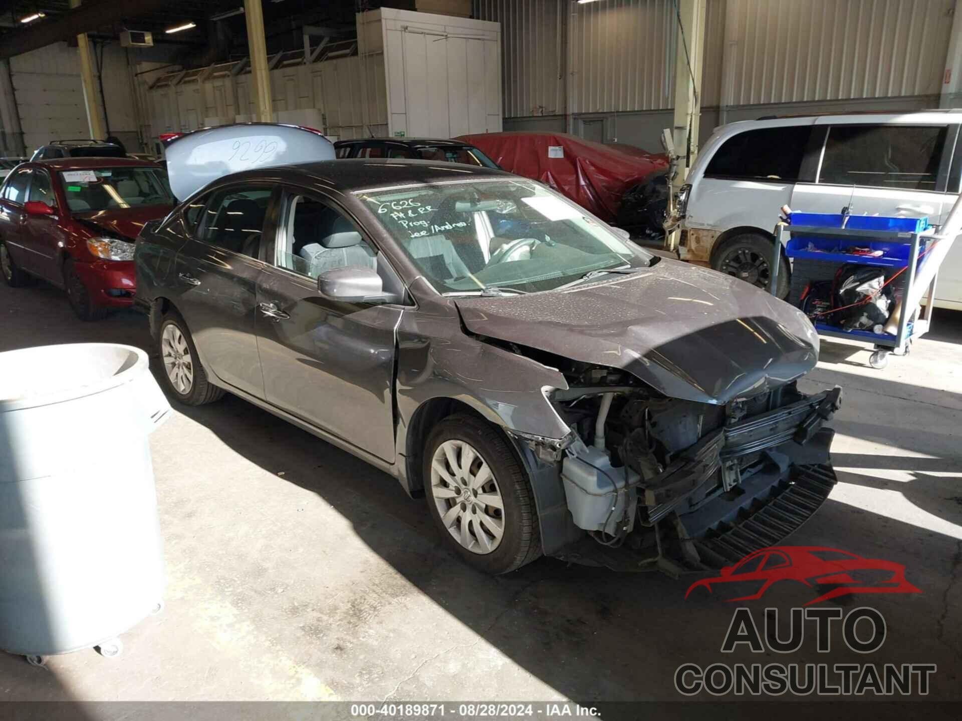 NISSAN SENTRA 2016 - 3N1AB7APXGL662154