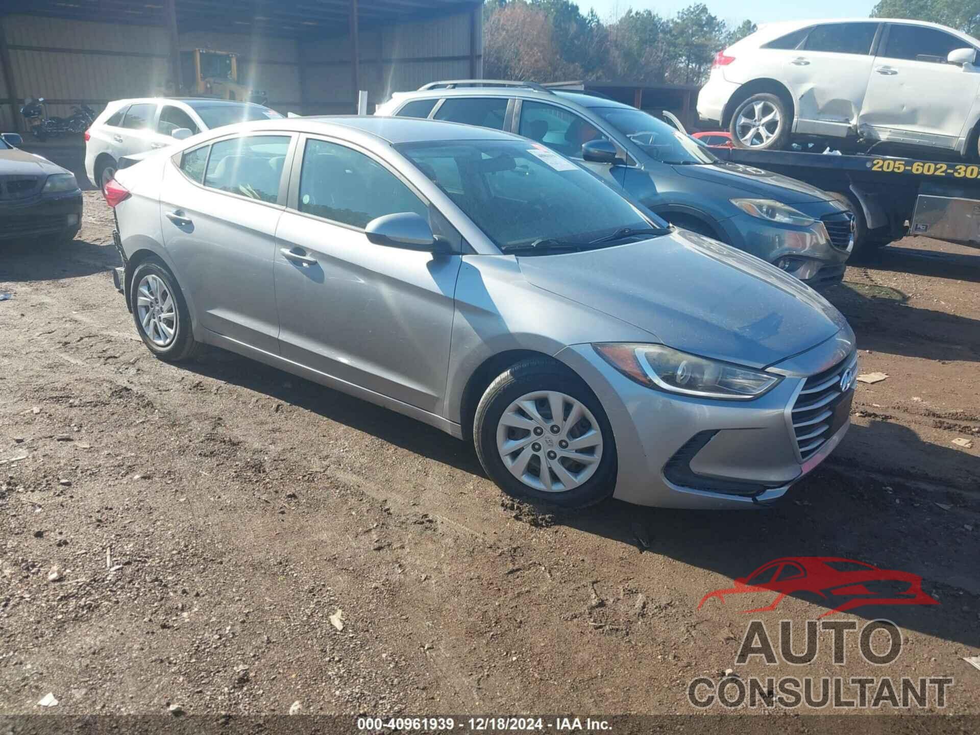 HYUNDAI ELANTRA 2017 - 5NPD74LF4HH198598