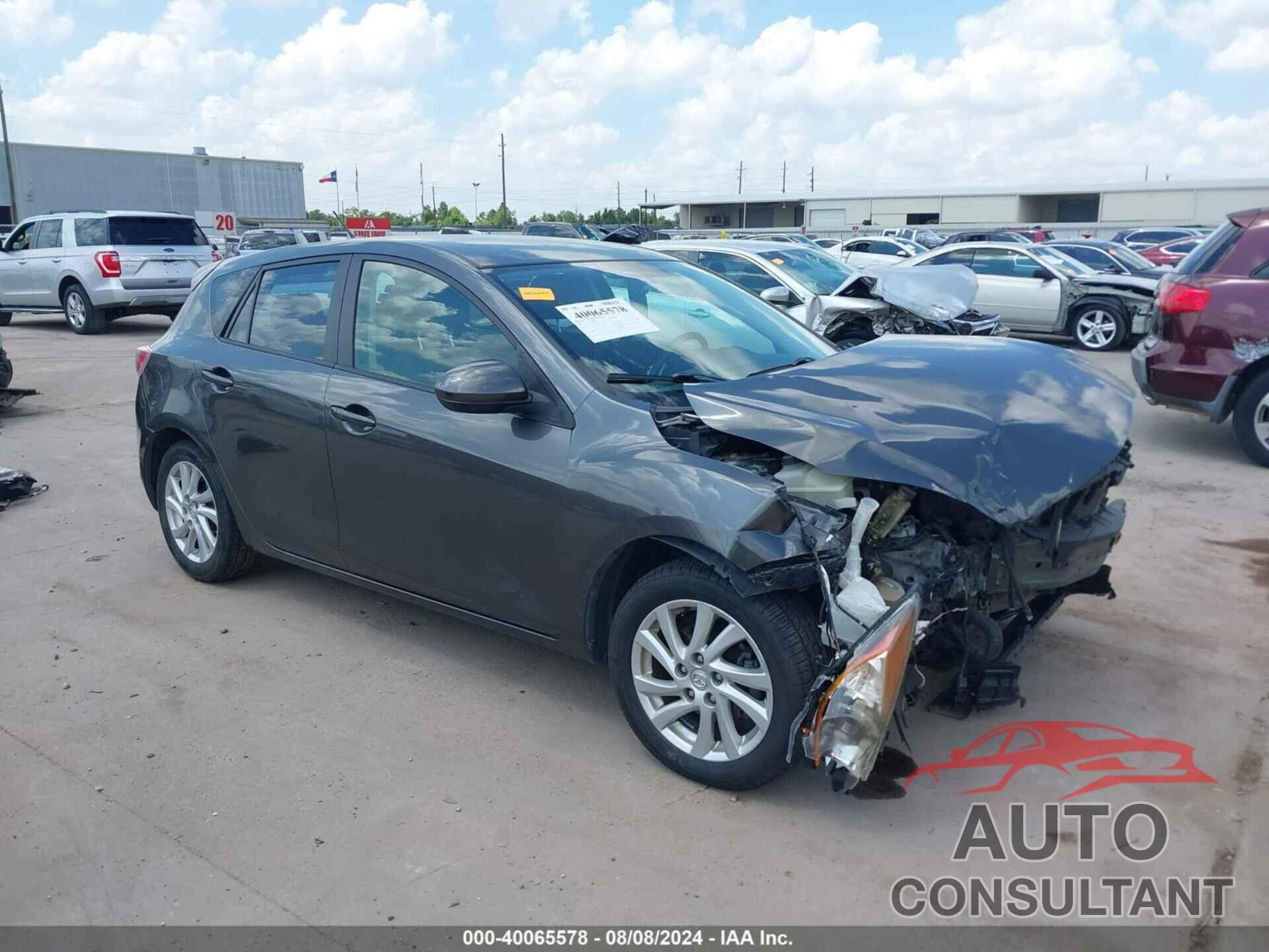 MAZDA MAZDA3 2012 - JM1BL1L78C1615151