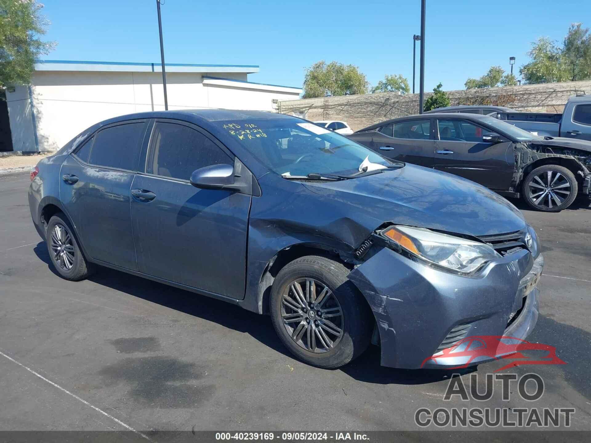 TOYOTA COROLLA 2016 - 5YFBURHE3GP473098