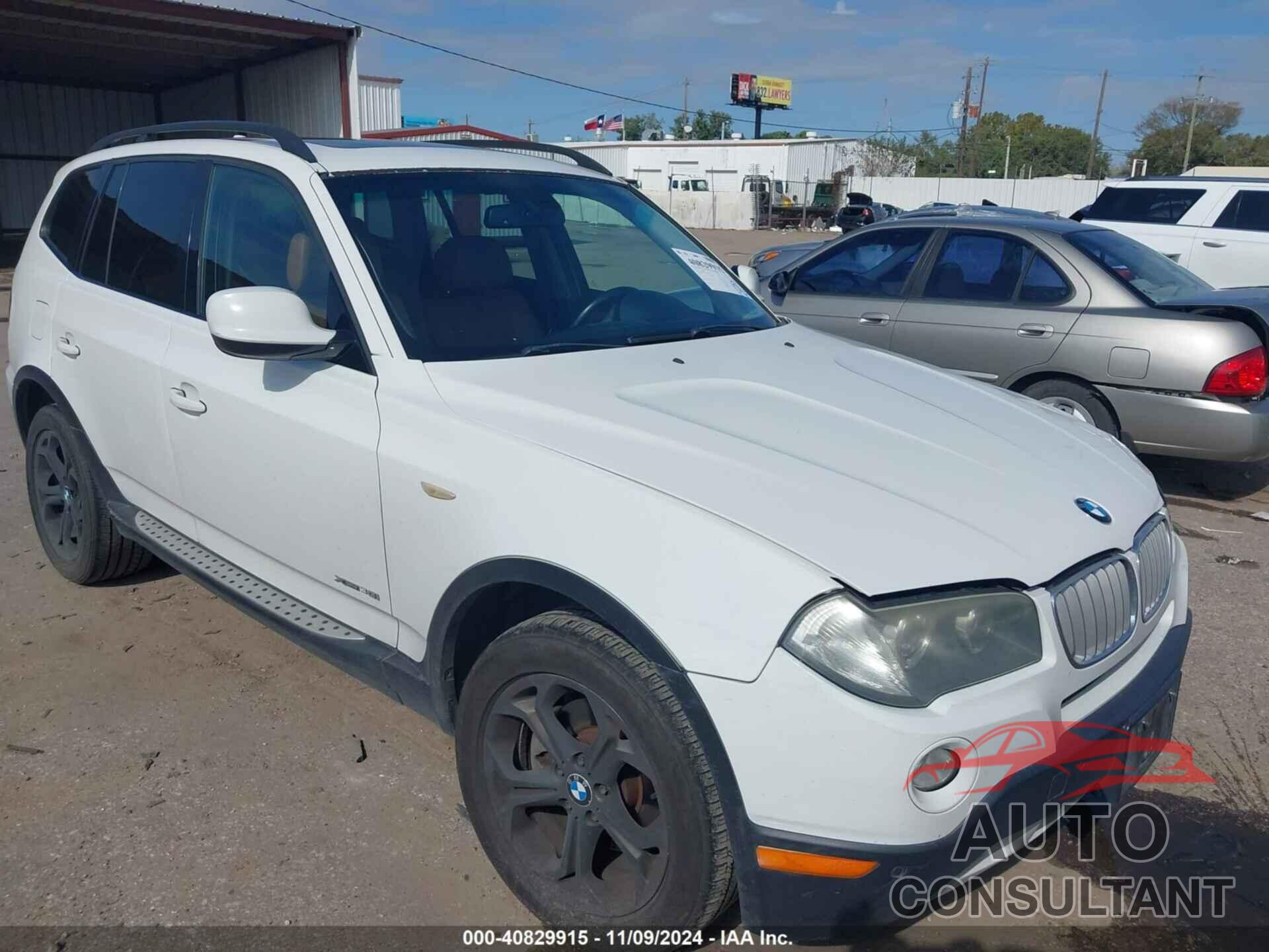 BMW X3 2010 - WBXPC9C40AWJ36803