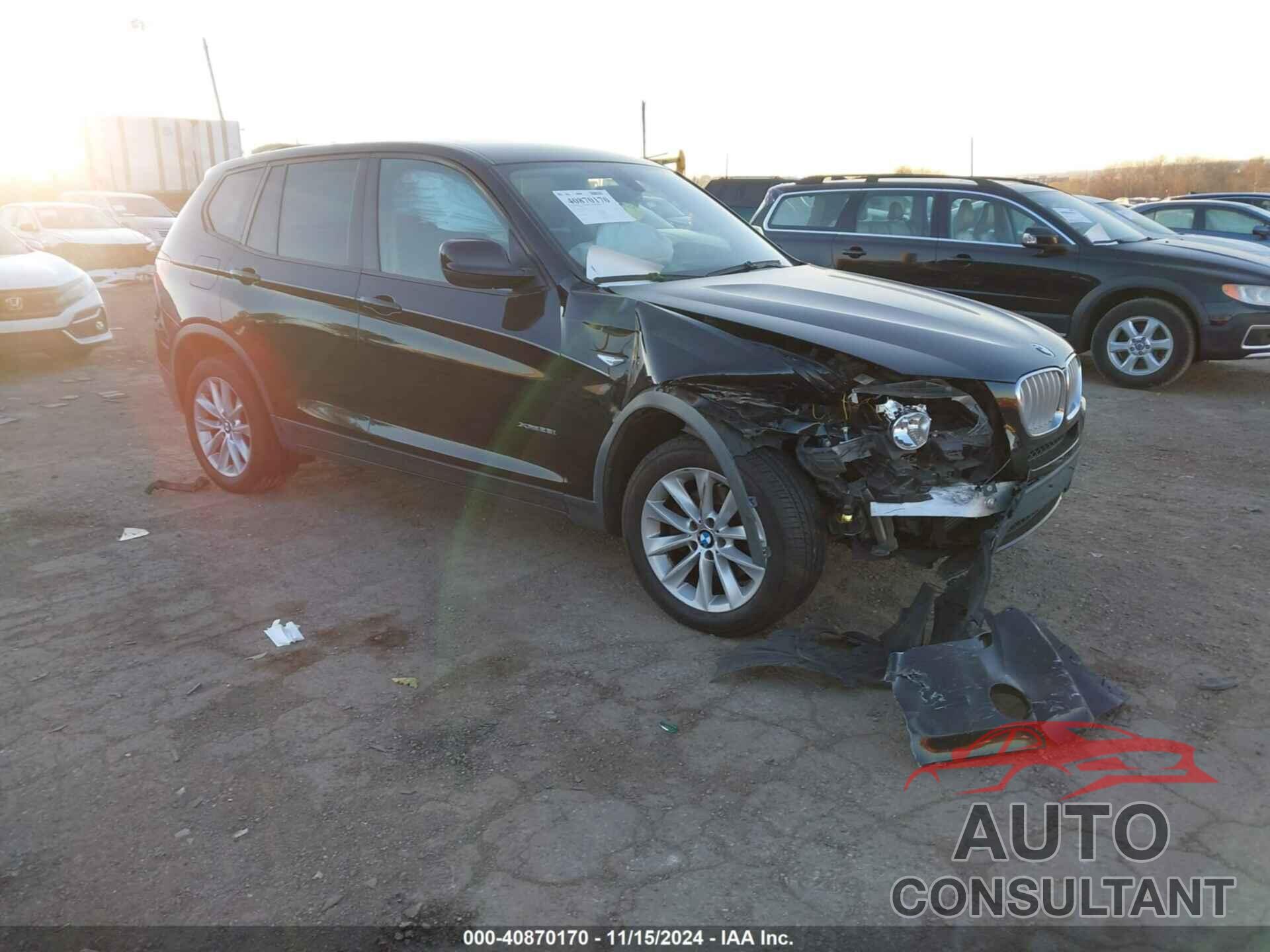 BMW X3 2013 - 5UXWX9C53D0D04657