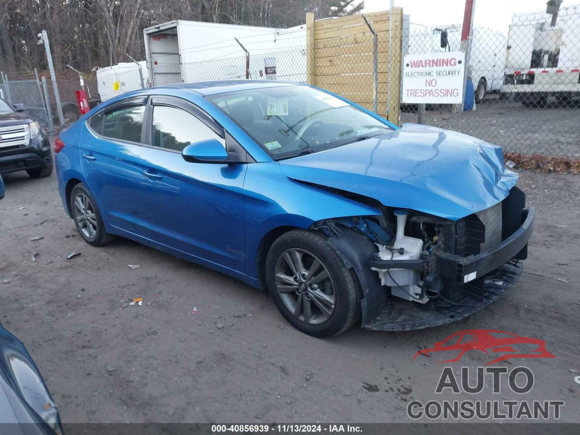 HYUNDAI ELANTRA 2018 - 5NPD84LF1JH299228