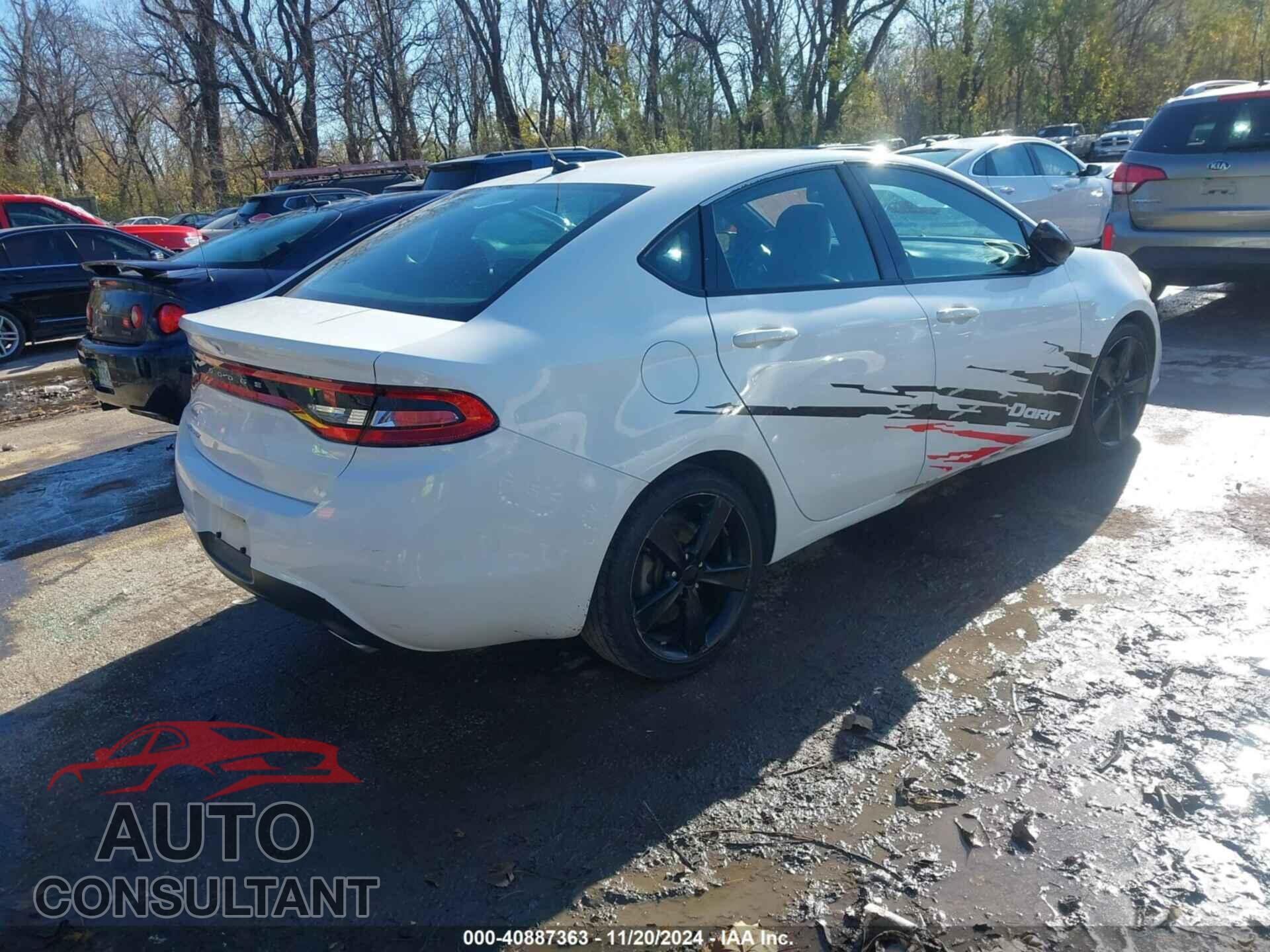 DODGE DART 2015 - 1C3CDFBB2FD344650