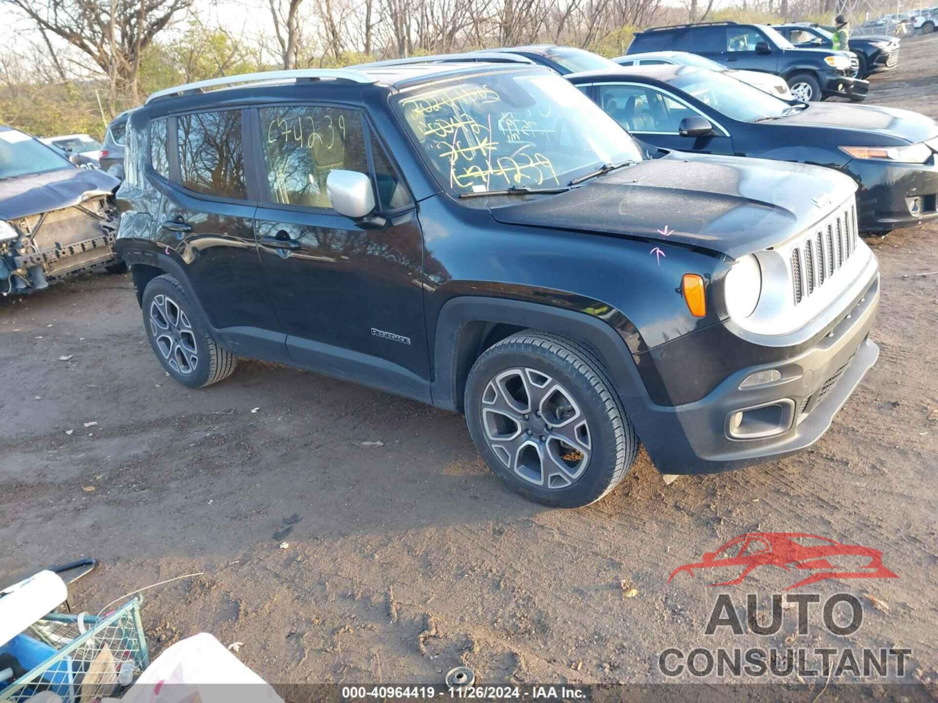 JEEP RENEGADE 2016 - ZACCJADT9GPC74239