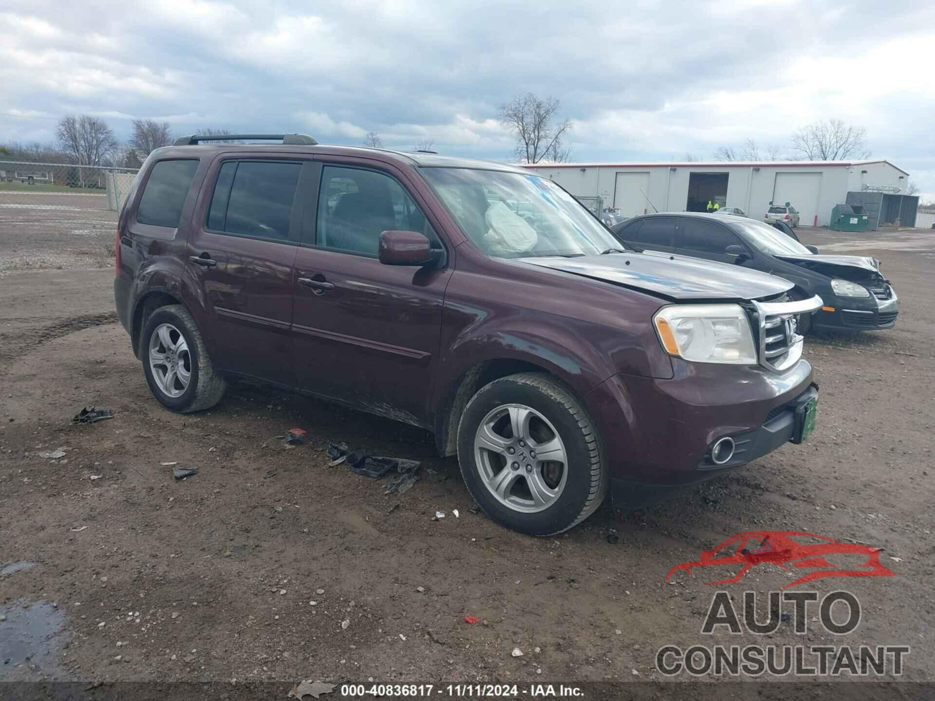 HONDA PILOT 2013 - 5FNYF4H60DB066282