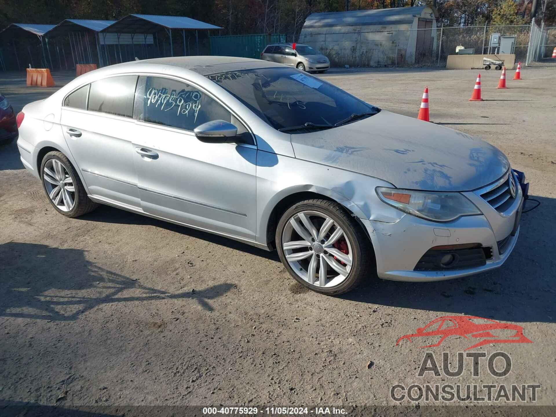 VOLKSWAGEN CC 2011 - WVWGU7AN8BE729147