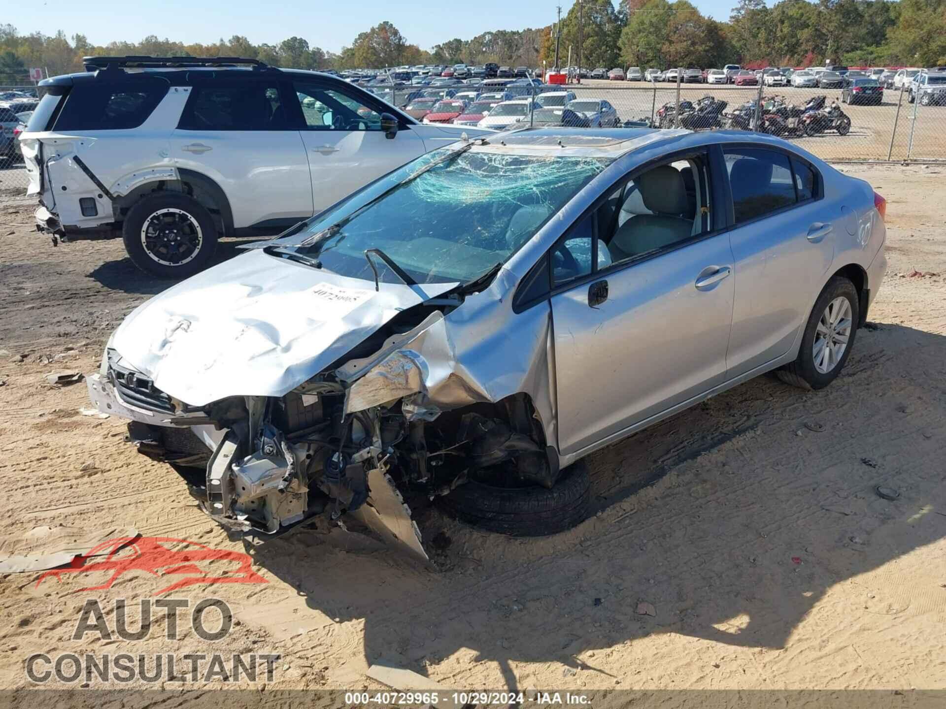 HONDA CIVIC 2012 - 2HGFB2F89CH312655