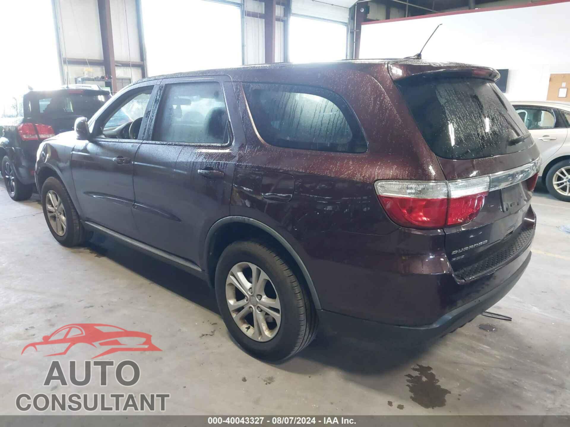 DODGE DURANGO 2012 - 1C4RDJAG3CC151964