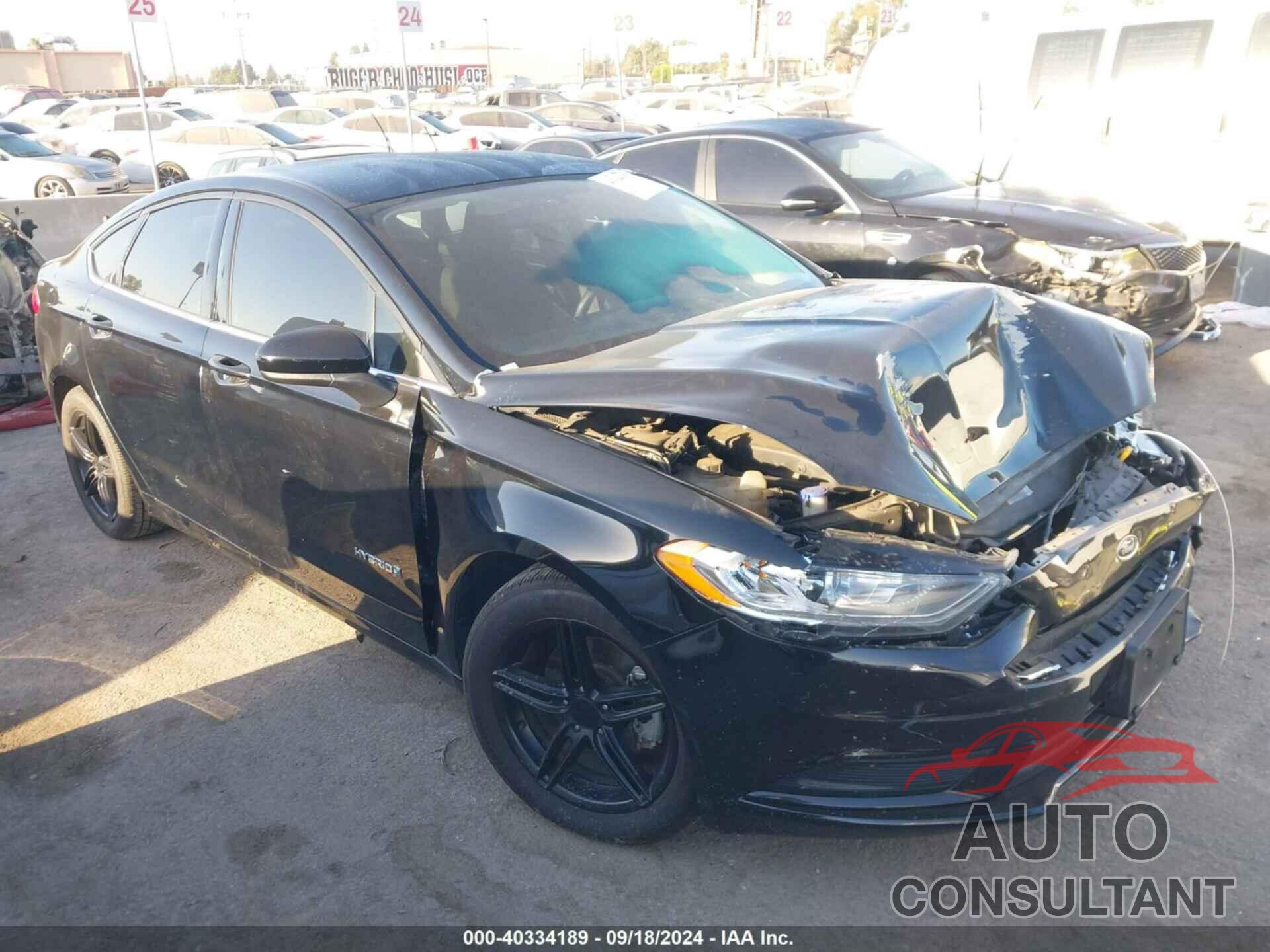 FORD FUSION HYBRID 2018 - 3FA6P0LU7JR225172