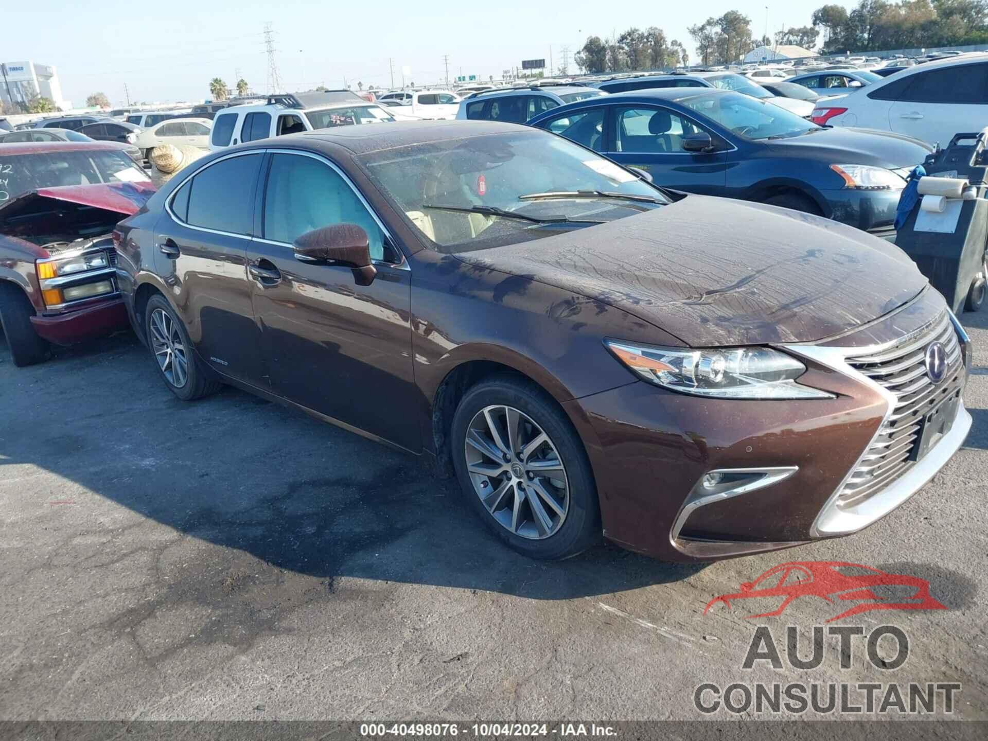 LEXUS ES 2018 - JTHBW1GG5J2188499