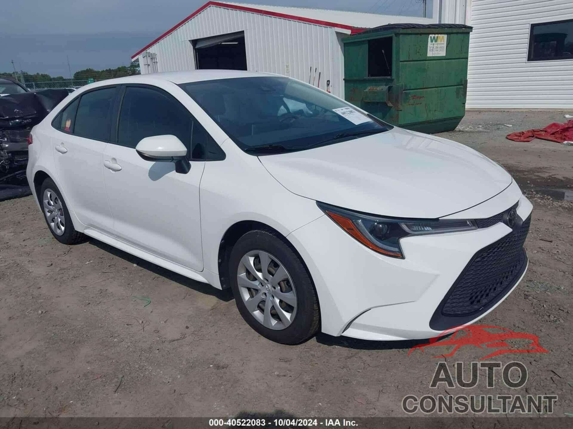 TOYOTA COROLLA 2021 - JTDEPMAE3MJ162269