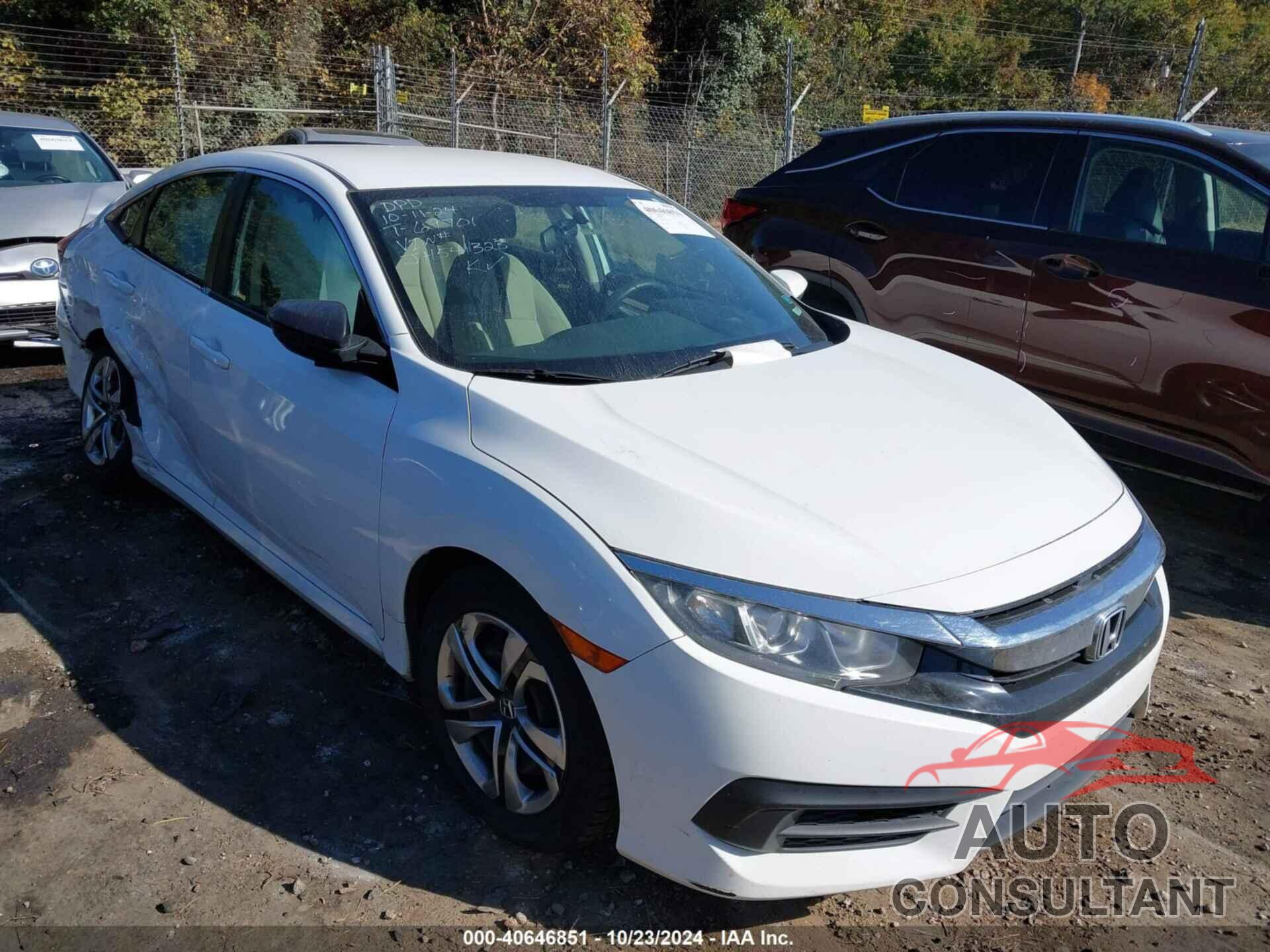 HONDA CIVIC 2018 - 2HGFC2F50JH541323