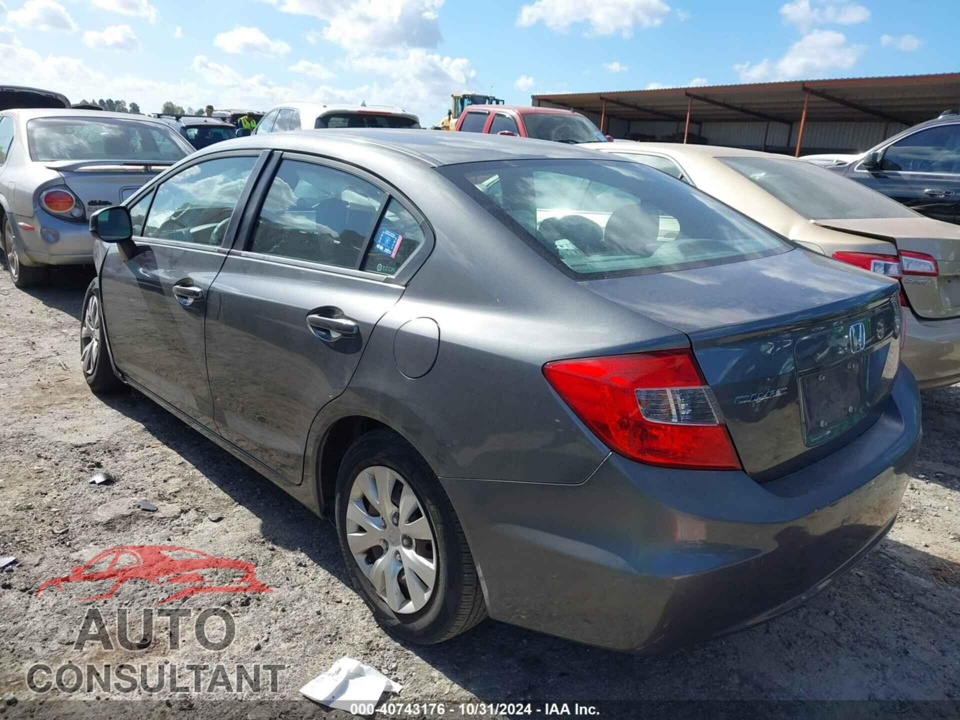 HONDA CIVIC 2012 - 19XFB2F58CE372085