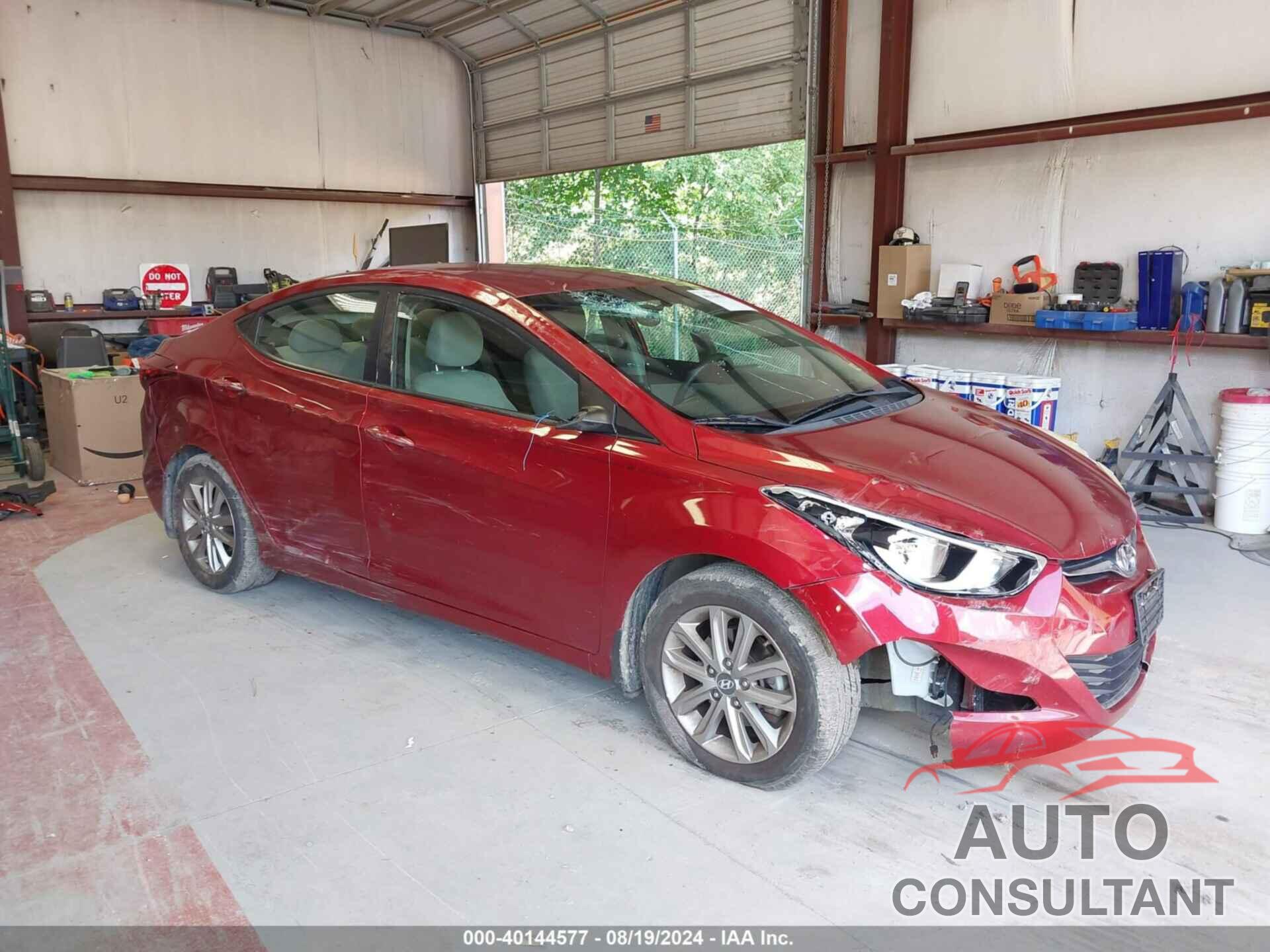 HYUNDAI ELANTRA 2016 - 5NPDH4AE4GH721995