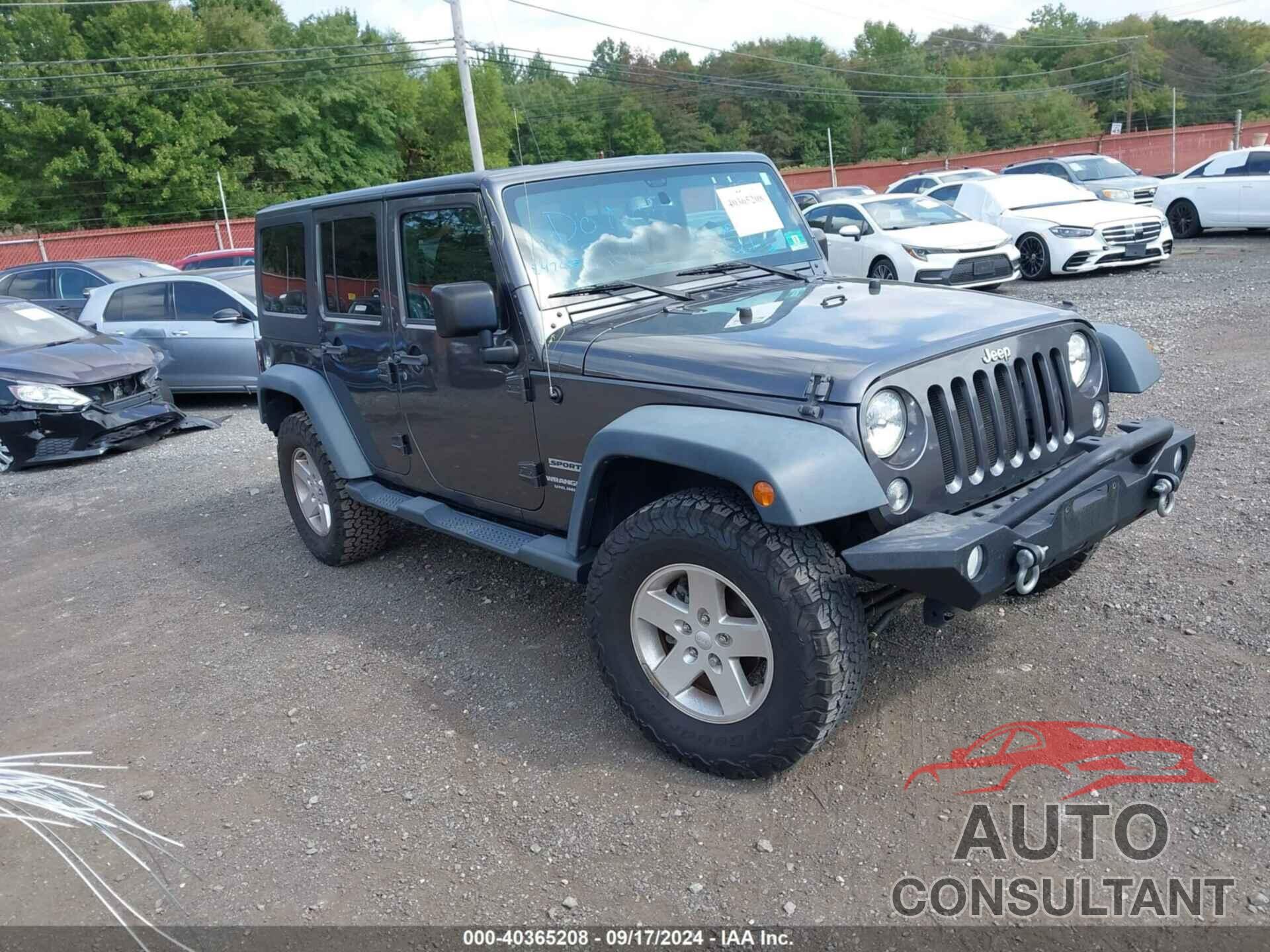 JEEP WRANGLER UNLIMITED 2016 - 1C4BJWDG3GL234125