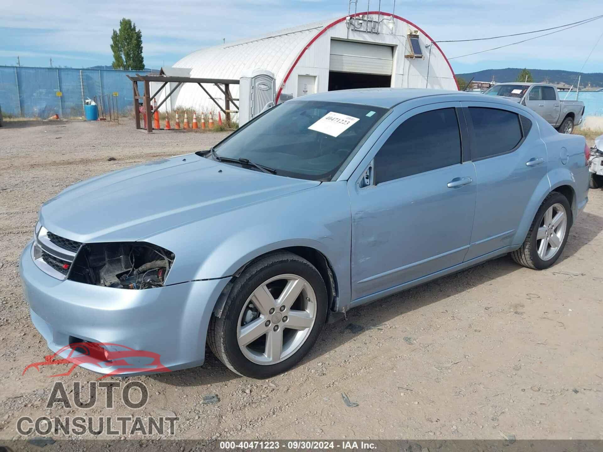 DODGE AVENGER 2013 - 1C3CDZCB8DN740749