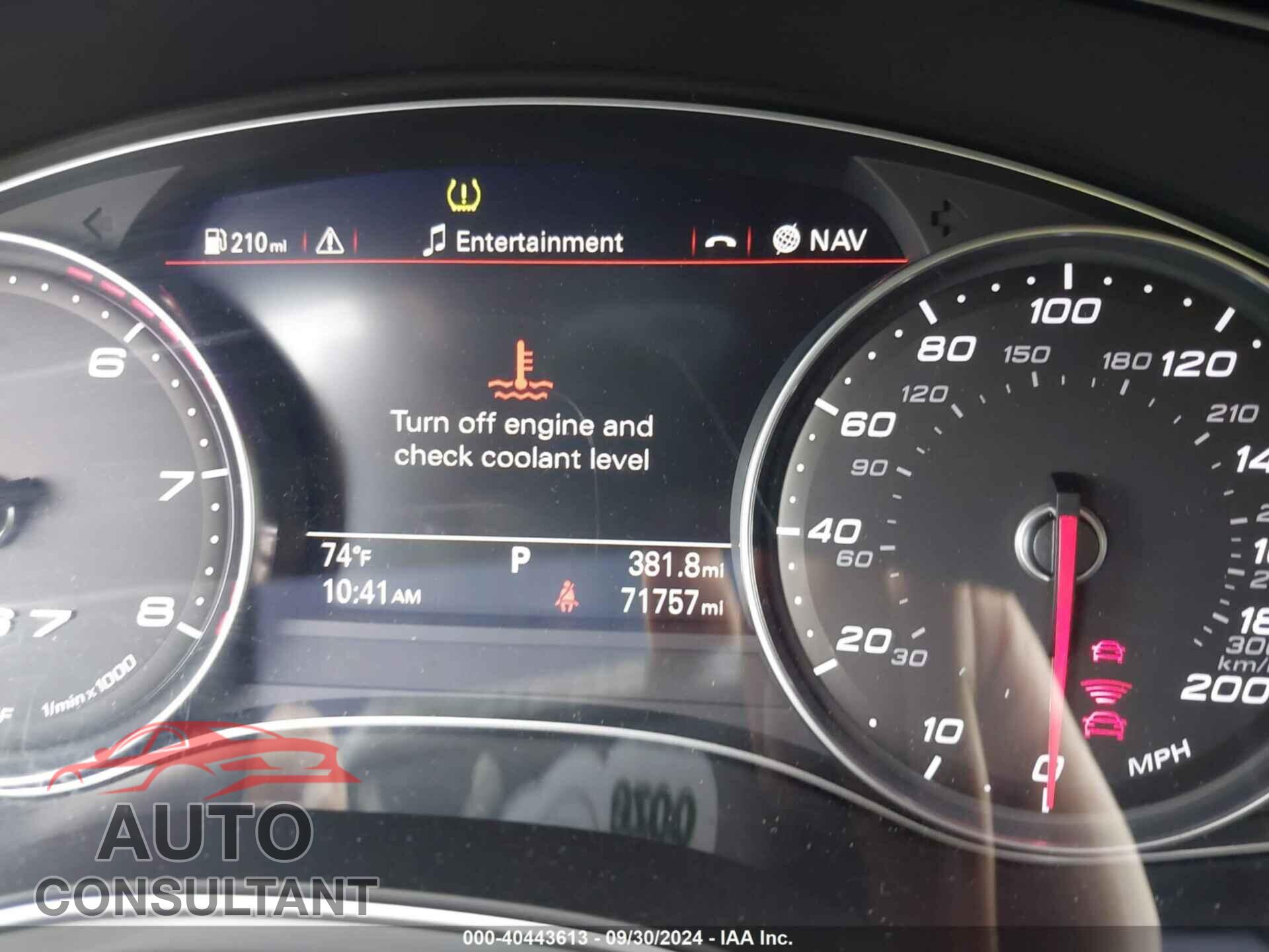 AUDI RS 7 2016 - WUAW2AFC9GN903548