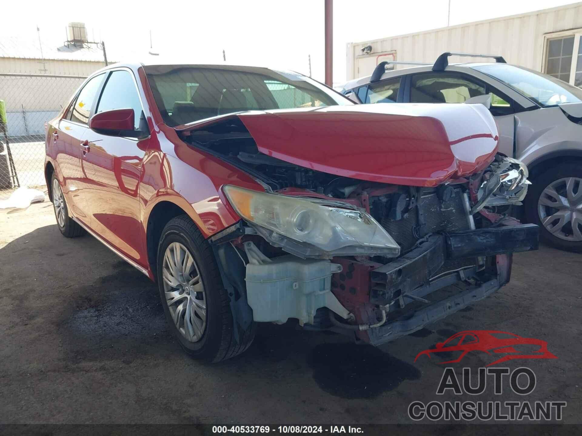 TOYOTA CAMRY 2012 - 4T4BF1FK3CR200570