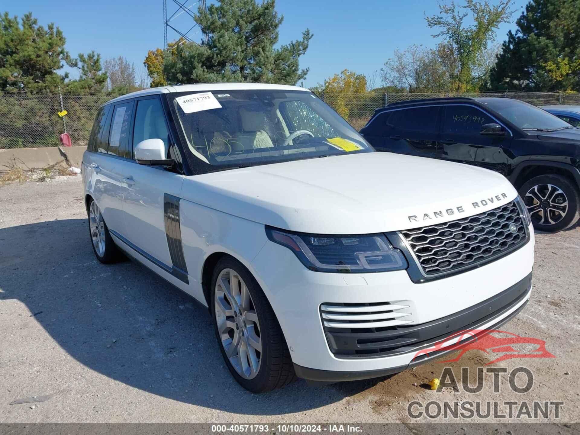 LAND ROVER RANGE ROVER 2018 - SALGS2RK4JA506587
