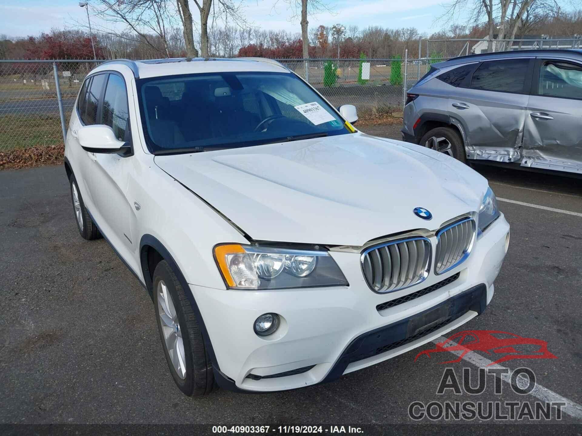 BMW X3 2013 - 5UXWX9C56D0A20343