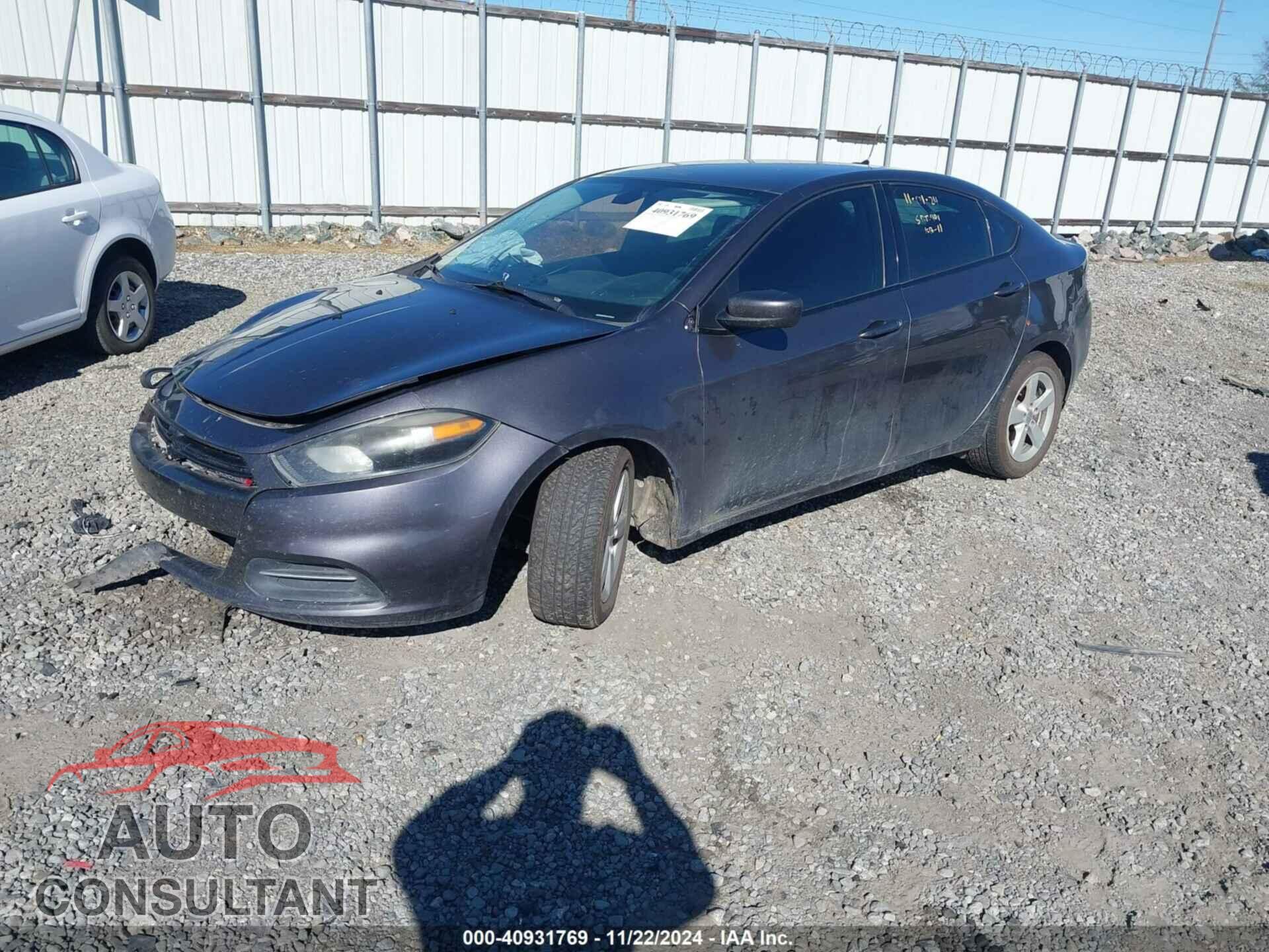 DODGE DART 2015 - 1C3CDFBBXFD330687
