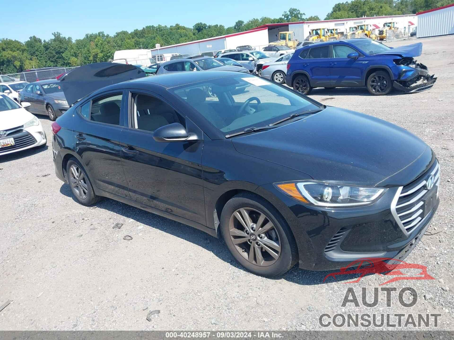 HYUNDAI ELANTRA 2018 - 5NPD84LF3JH367917