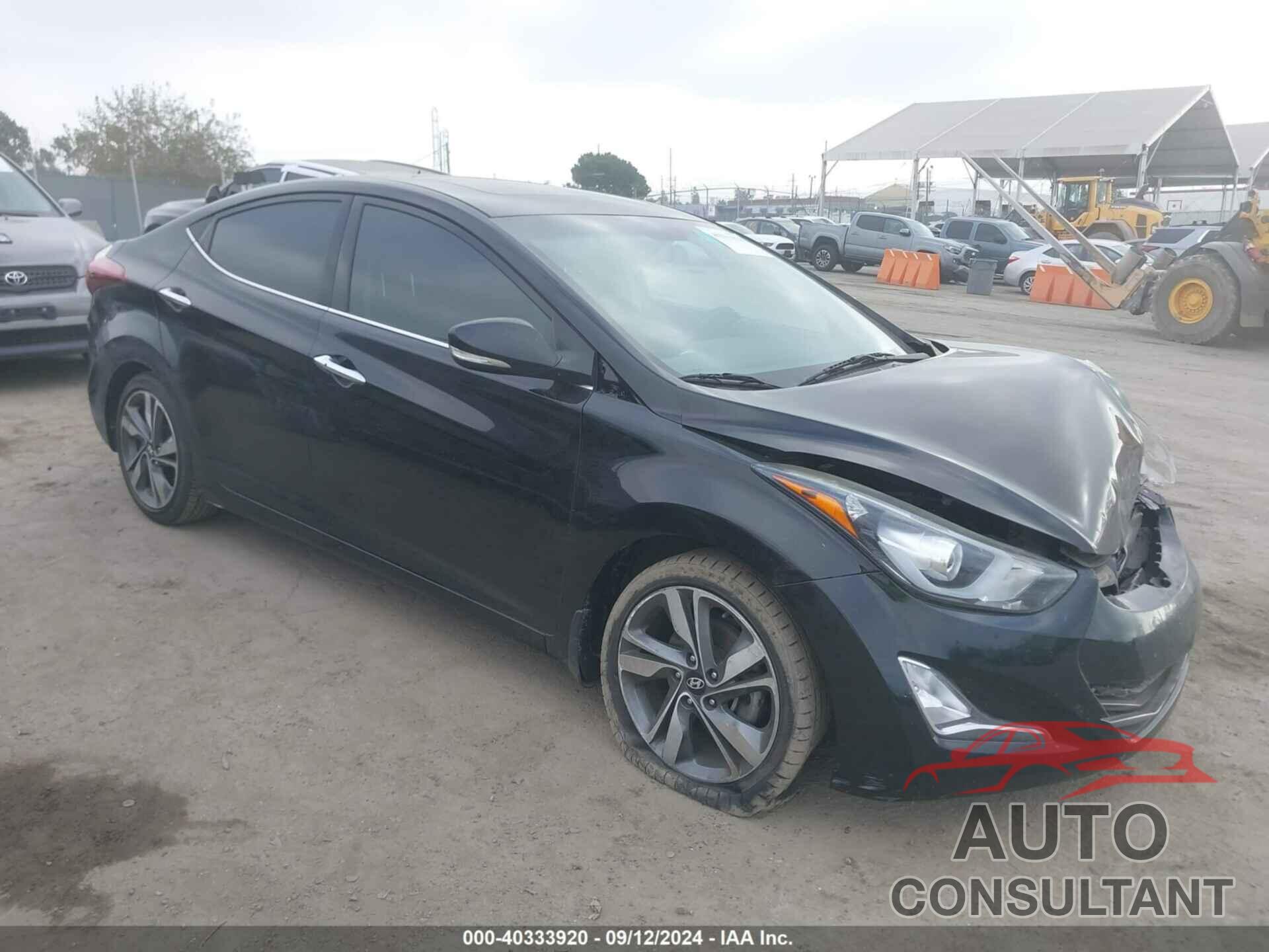 HYUNDAI ELANTRA 2016 - KMHDH4AE4GU606315