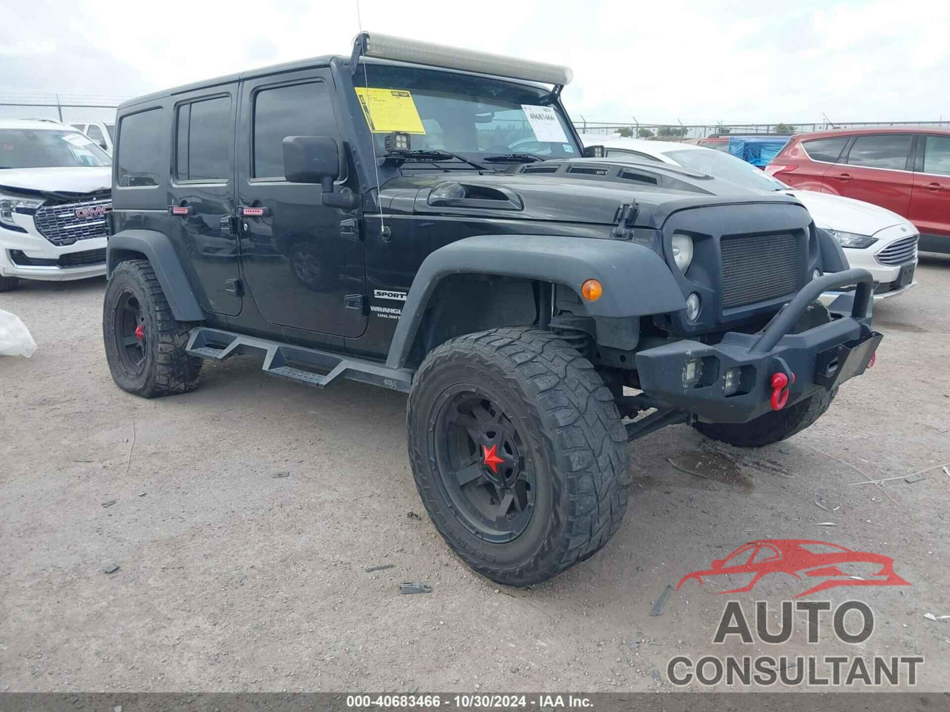 JEEP WRANGLER UNLIMITED 2014 - 1C4BJWDG2EL144557