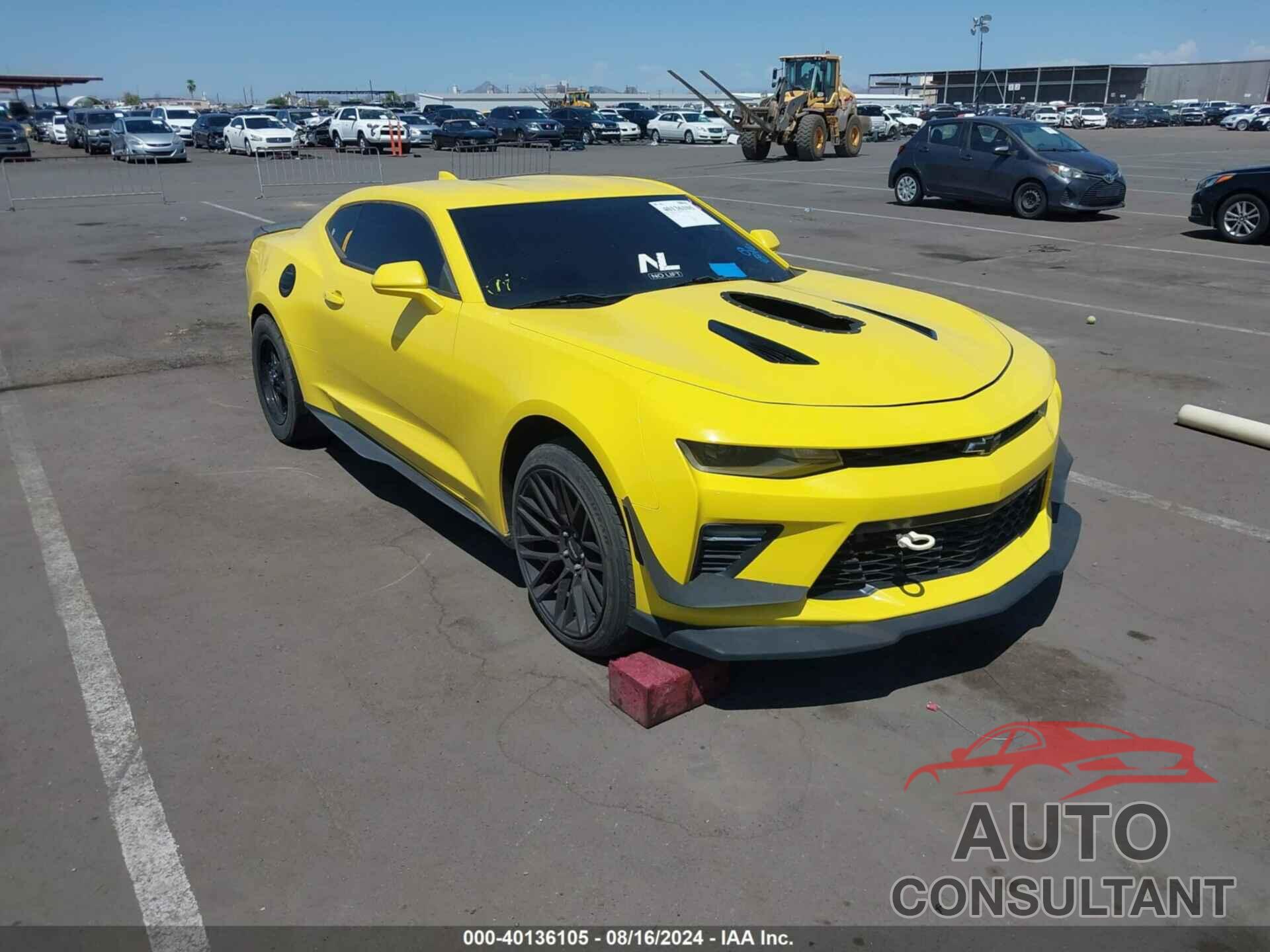 CHEVROLET CAMARO 2016 - 1G1FF1R7XG0161621