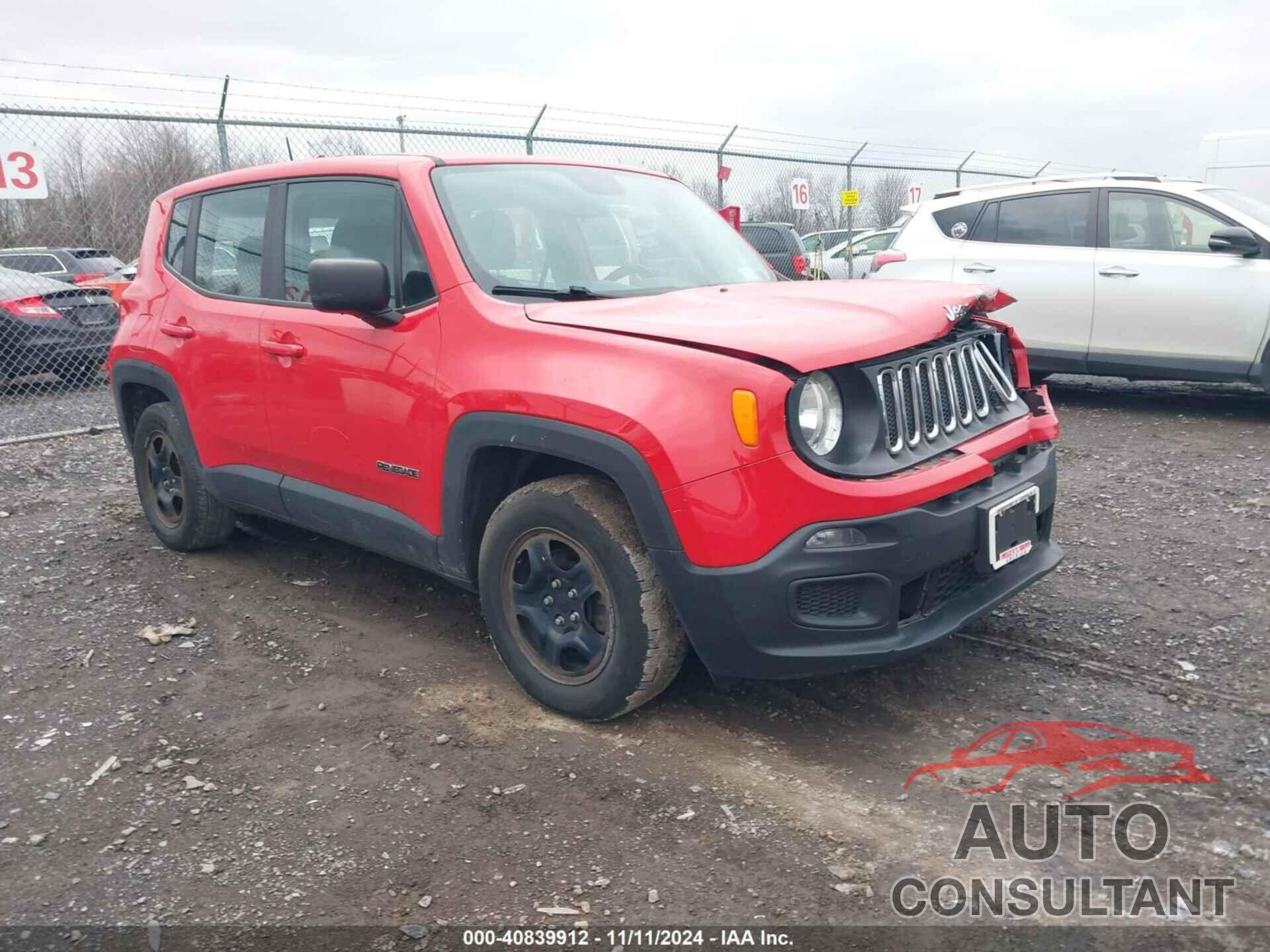 JEEP RENEGADE 2017 - ZACCJAAB0HPF88214