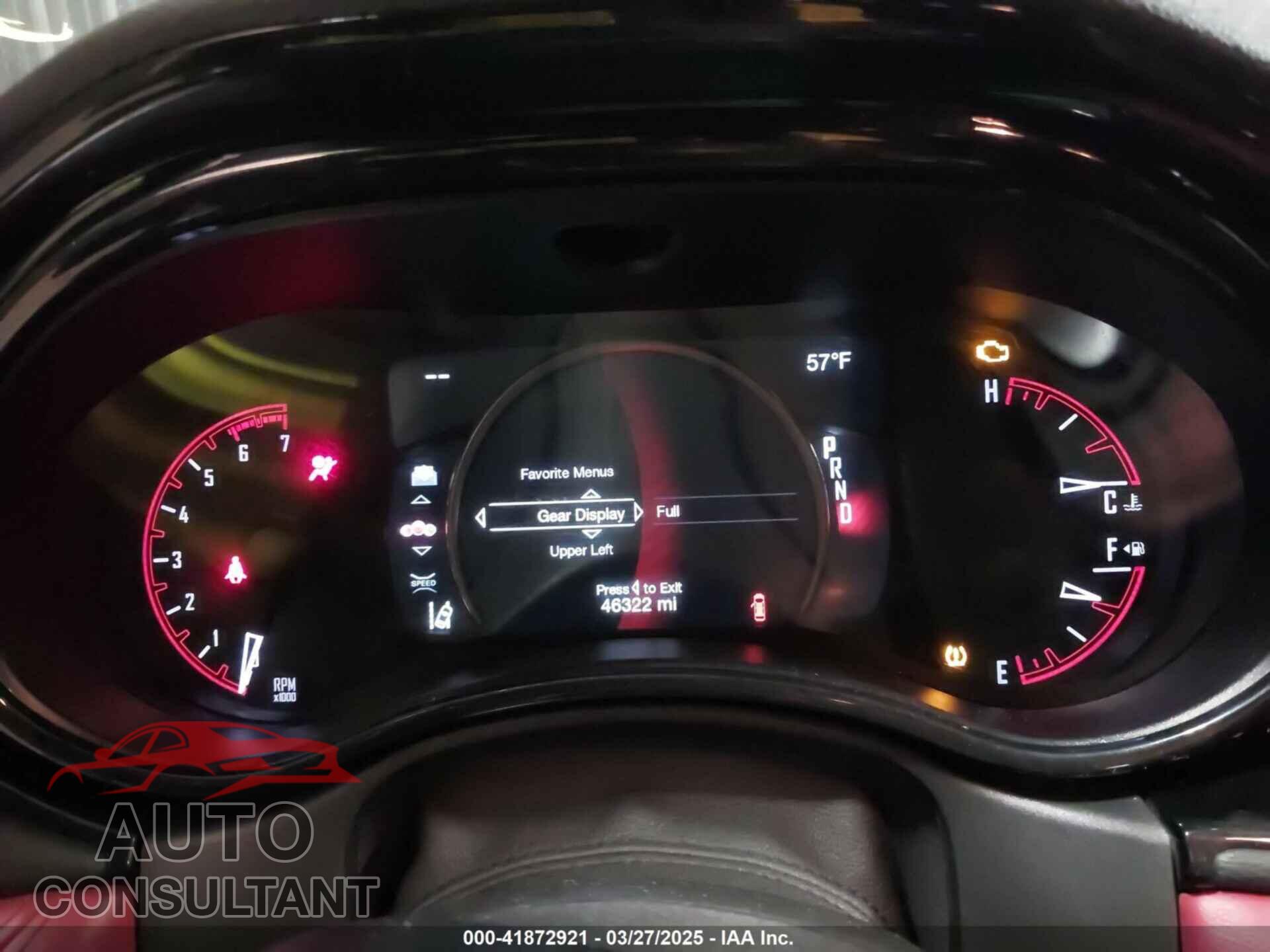 DODGE DURANGO 2021 - 1C4SDJCT2MC557182